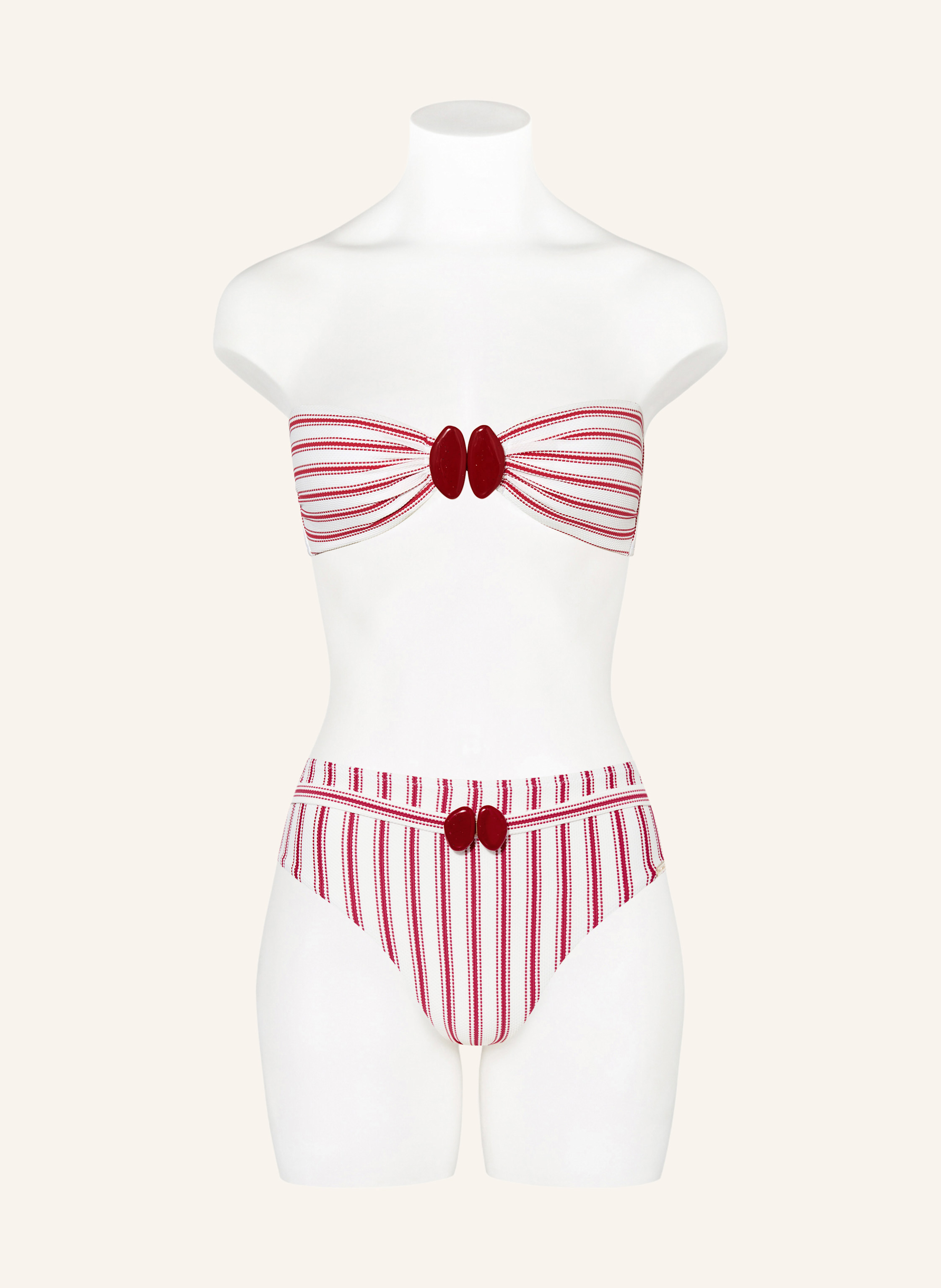 Thumbnail - Watercult Bandeau-Bikini-Hose Seaside Splash rot
