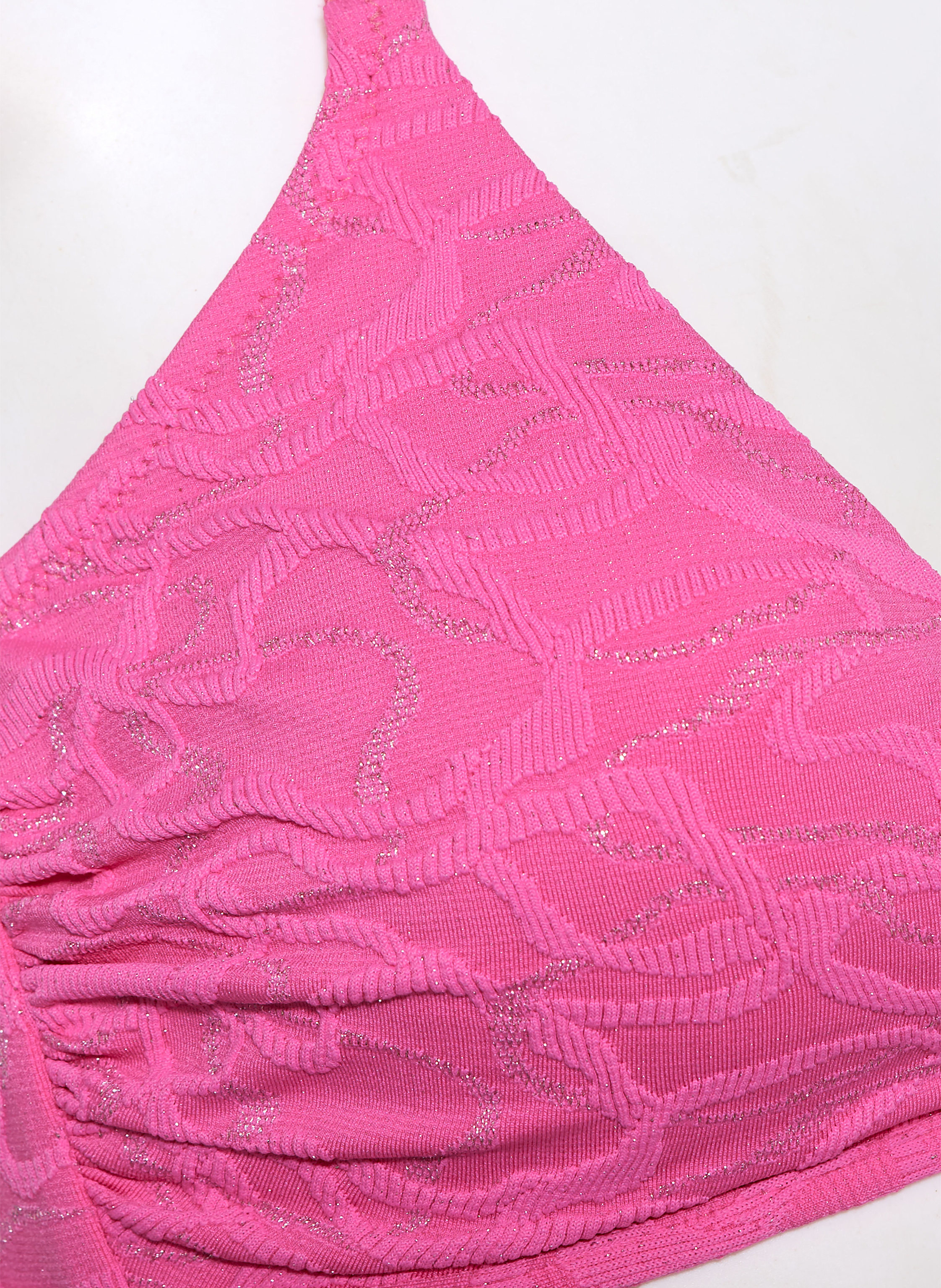 Thumbnail - Watercult Bralette-Bikini-Top Supernova Mit Glitzergarn pink