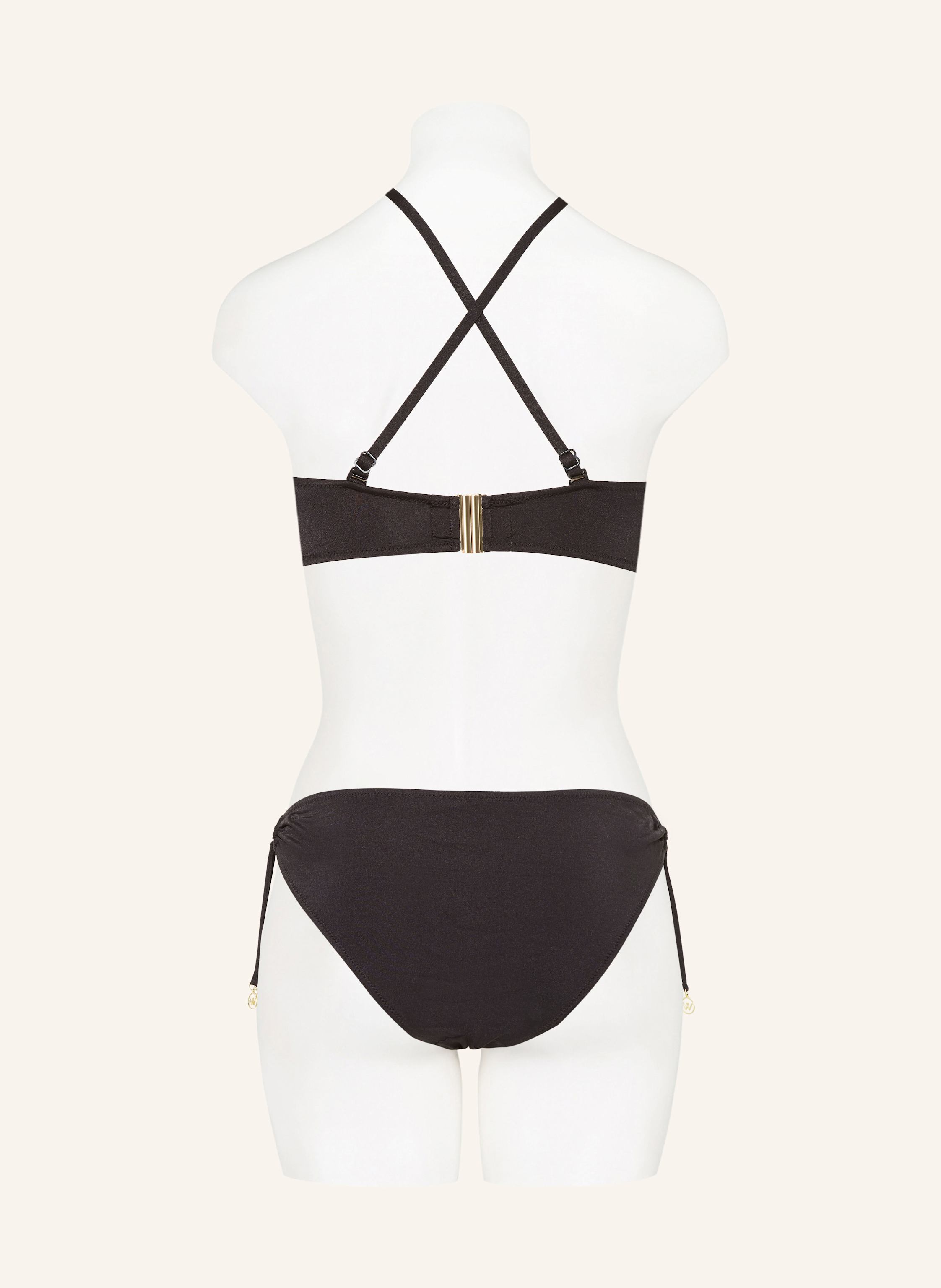 Thumbnail - Watercult Bralette-Bikini-Top Shimmering Solids schwarz