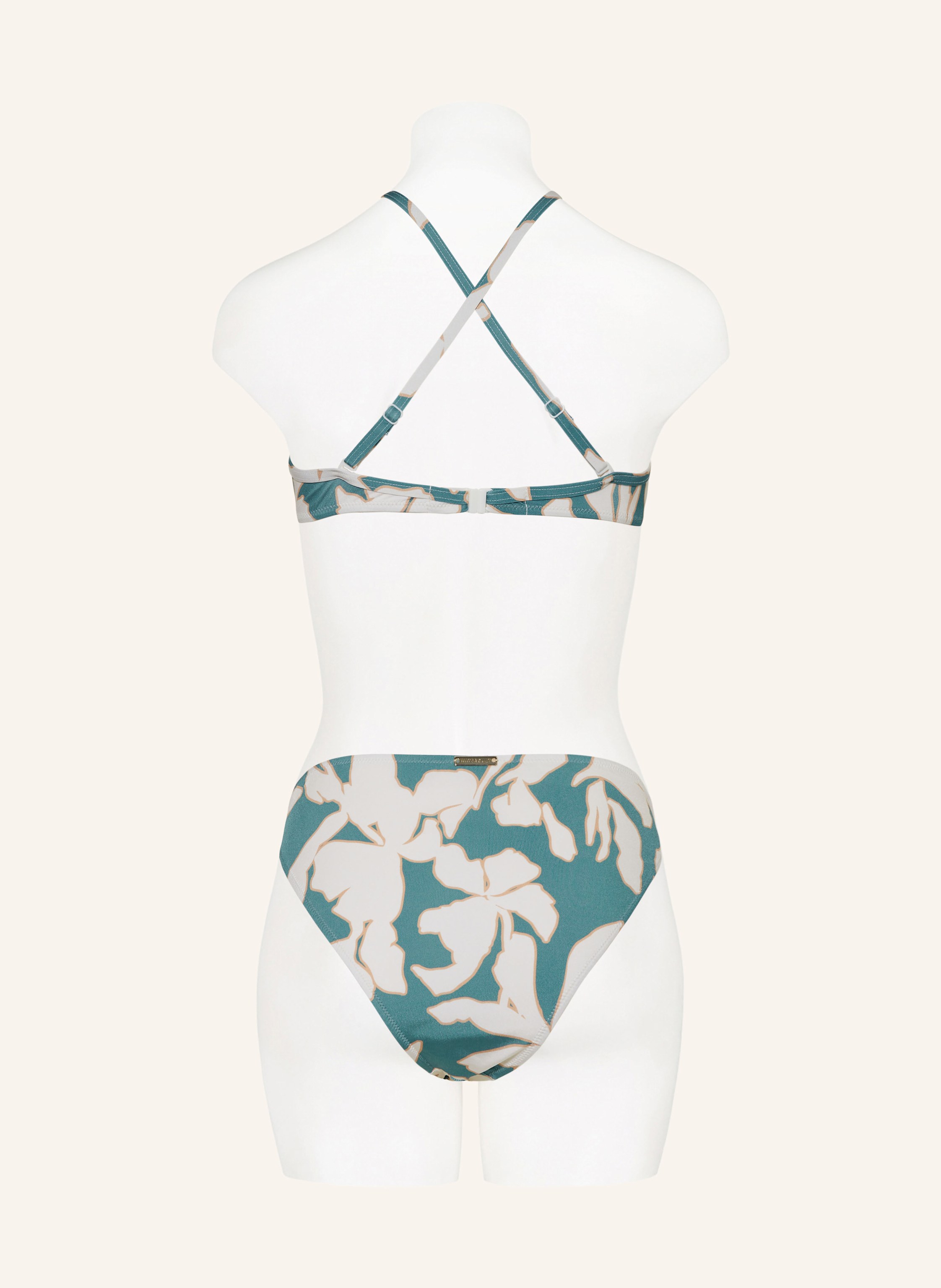 Thumbnail - Watercult Bügel-Bikini-Top Floral Abstract blau