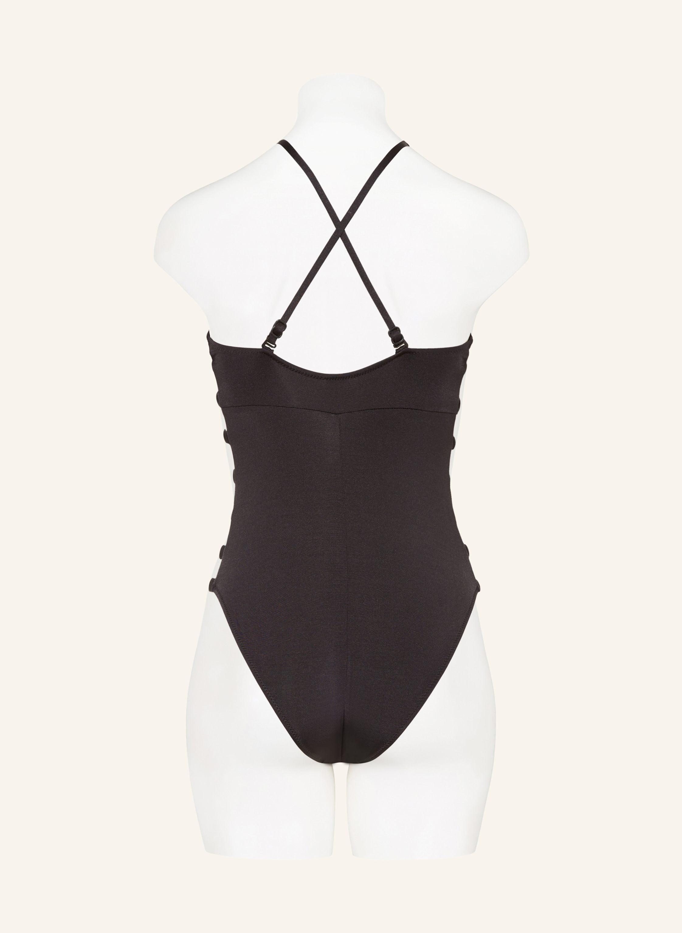 Thumbnail - Watercult Badeanzug Shimmering Solids schwarz