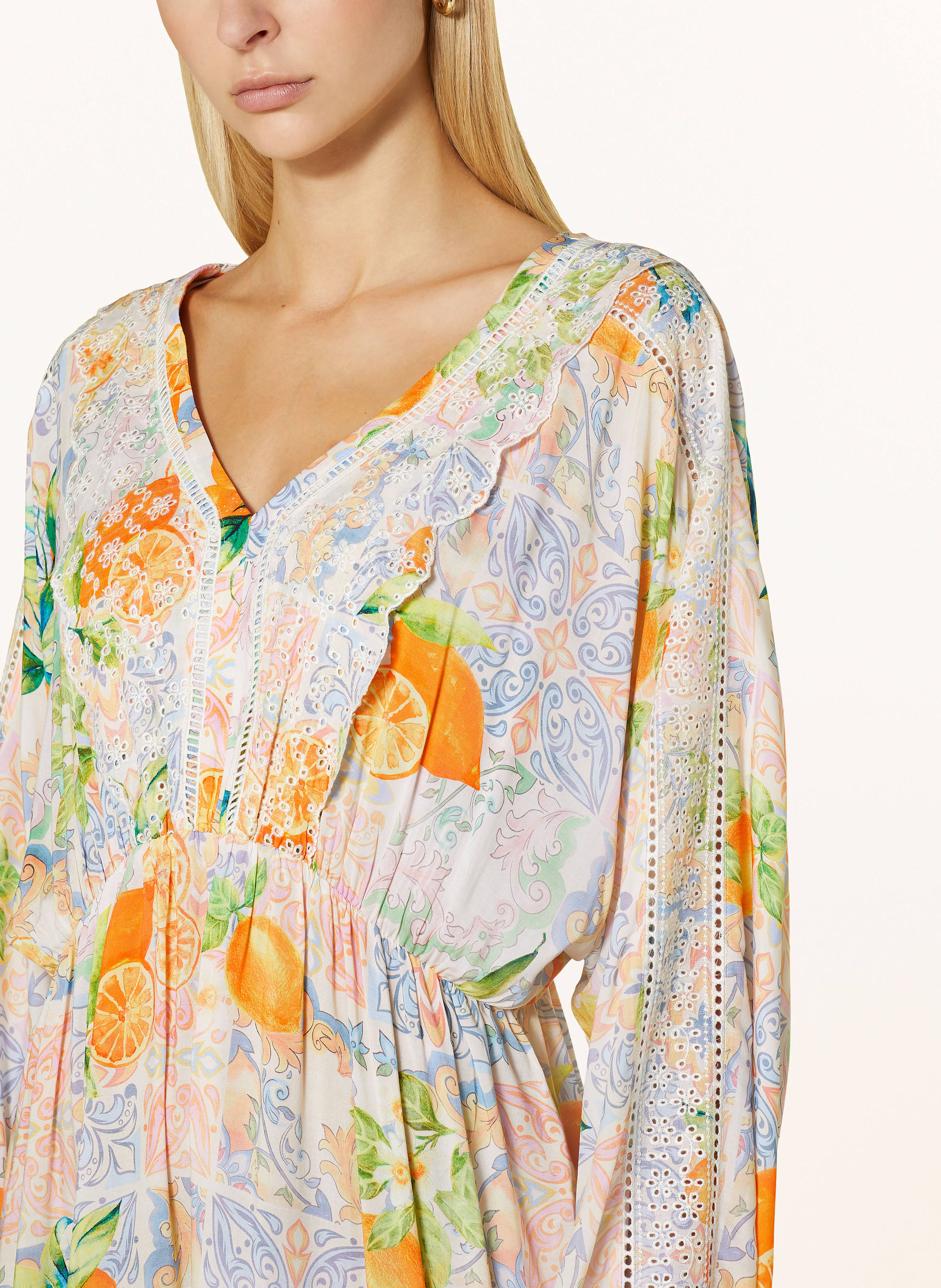 Thumbnail - Watercult Tunika Dolce Whimsy Mit Lochspitze orange