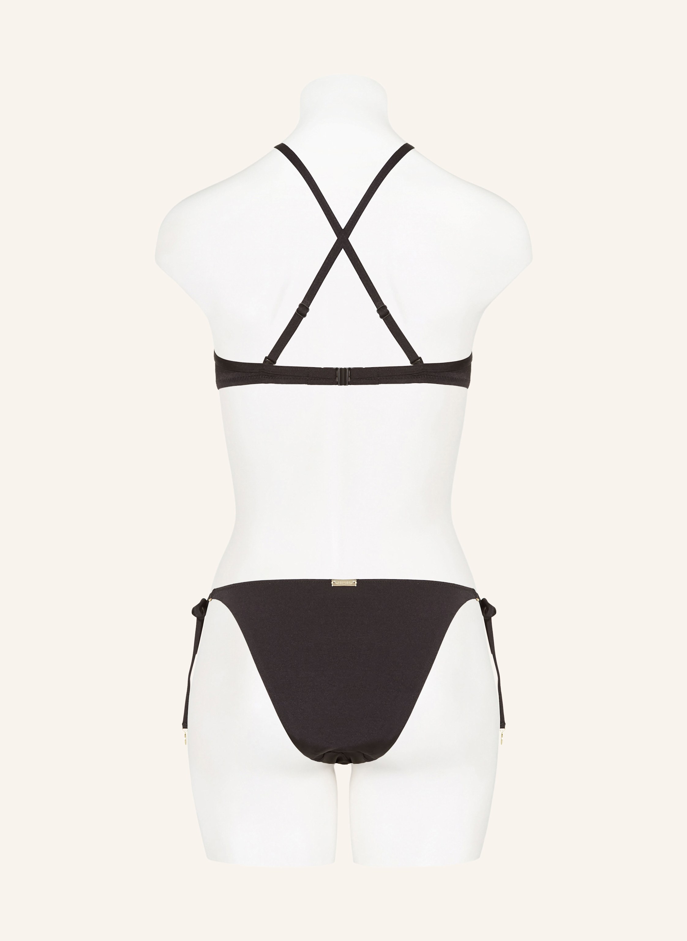 Thumbnail - Watercult Bügel-Bikini-Top Shimmering Solids schwarz