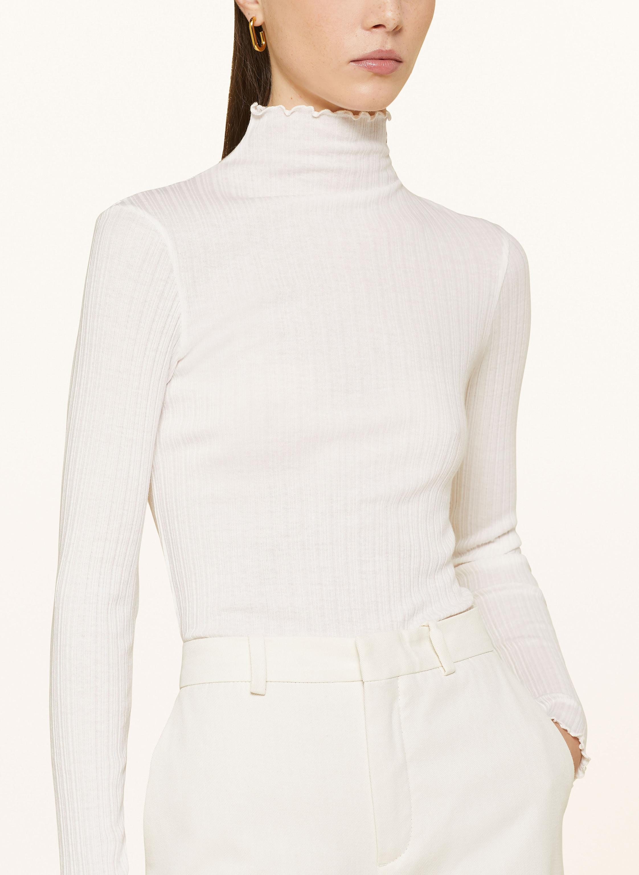 Thumbnail - Drykorn Longsleeve Aridia weiss
