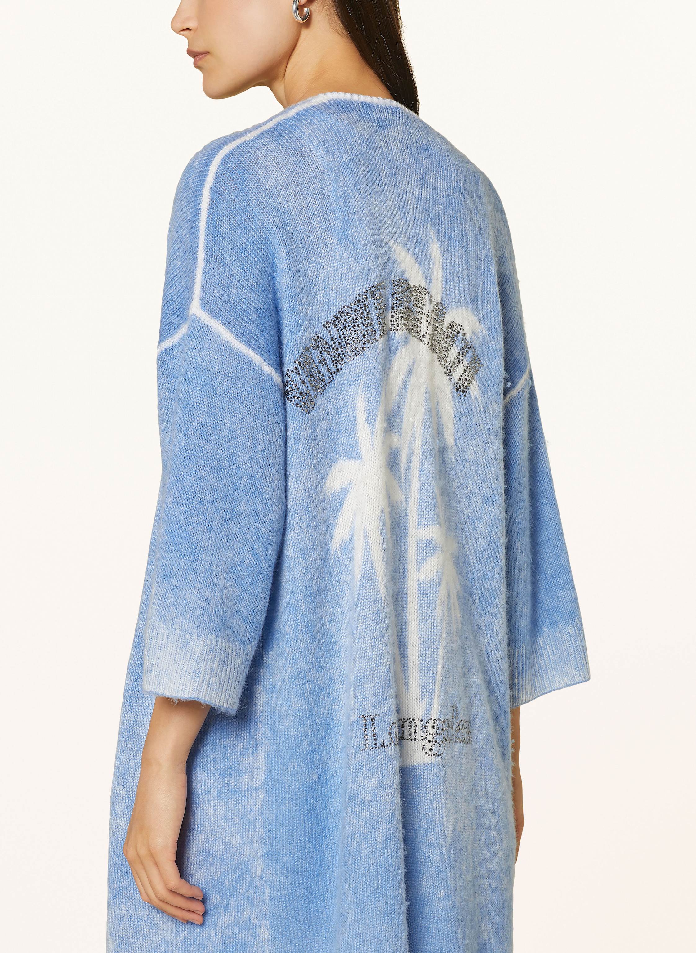 Thumbnail - Princess Goes Hollywood Strickhülle Mit Schmucksteinen Und 3/4-Arm blau