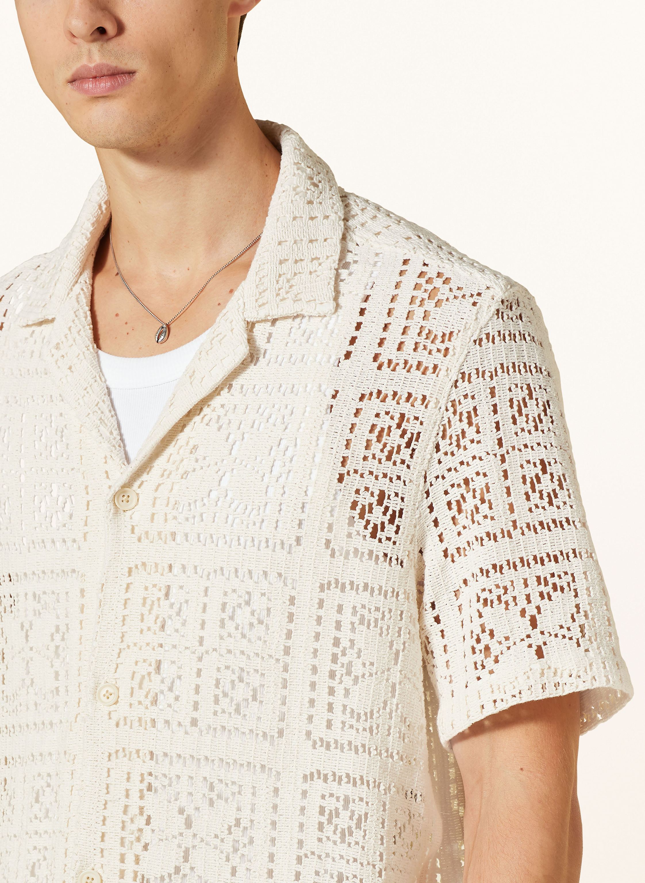 Thumbnail - Drykorn Strickhemd Bijan Comfort Fit weiss