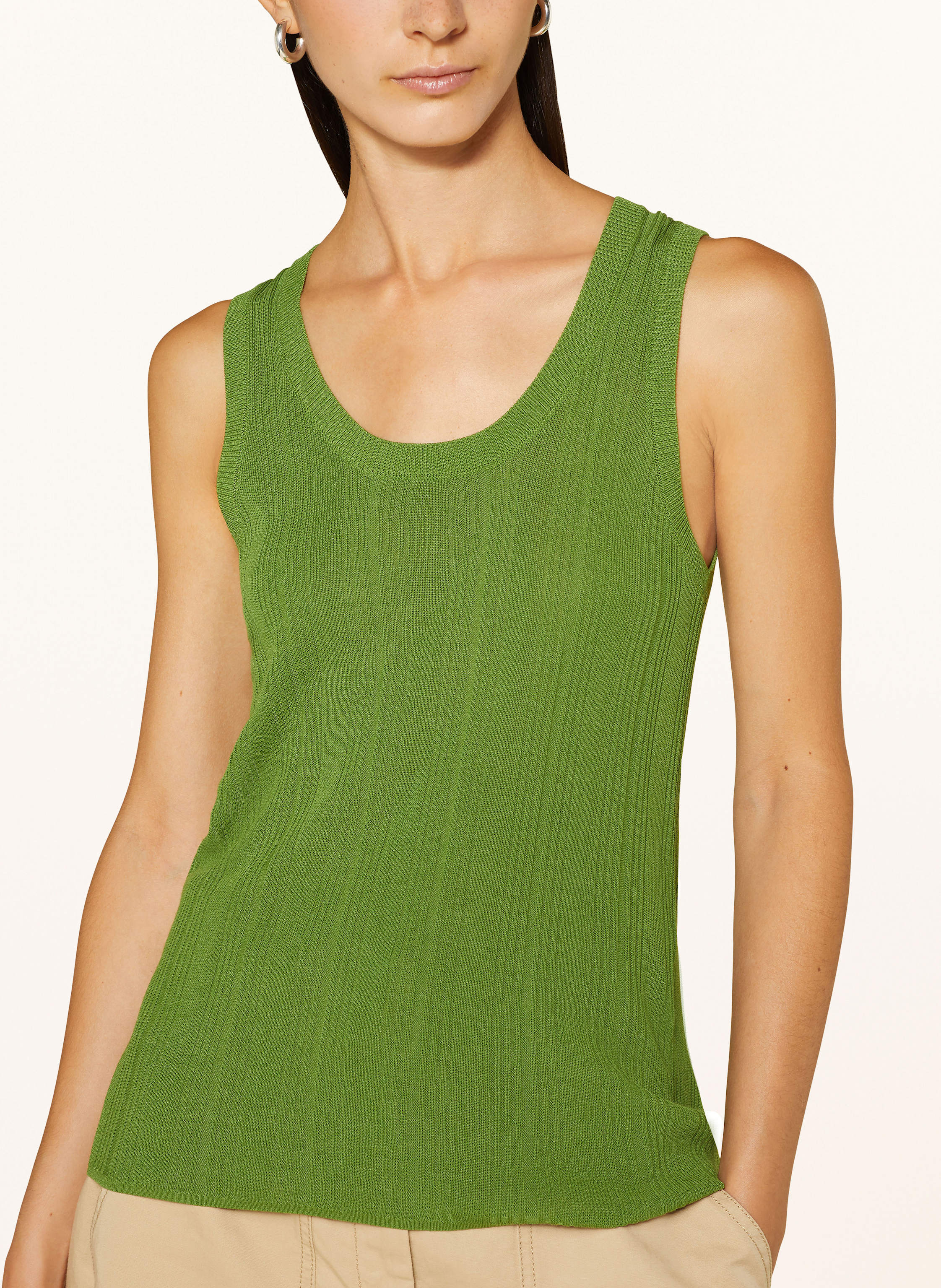 Thumbnail - Weekend Max Mara Stricktop Ceylon gruen