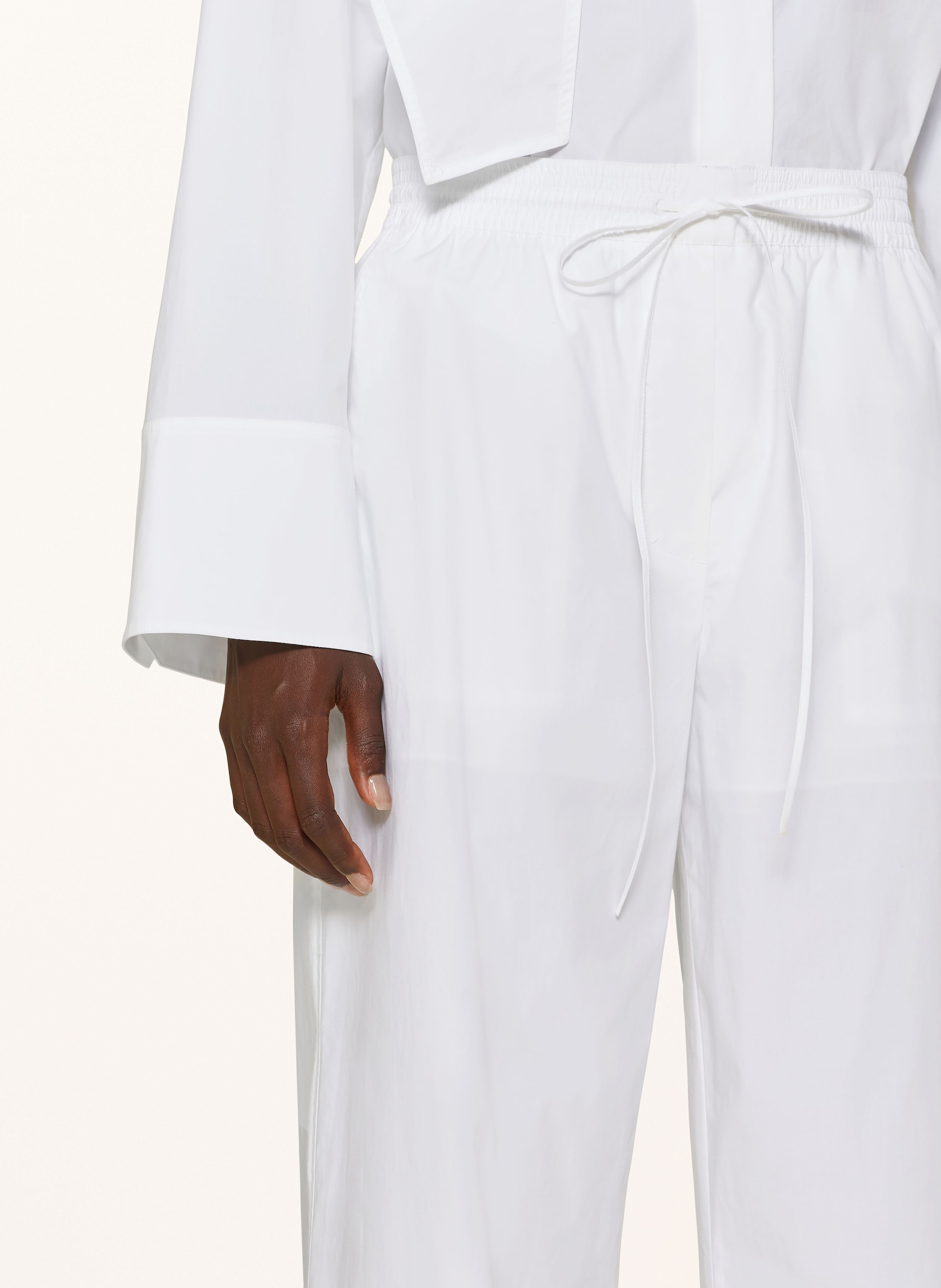 Thumbnail - Dorothee Schumacher Marlenehose Poplin Power weiss