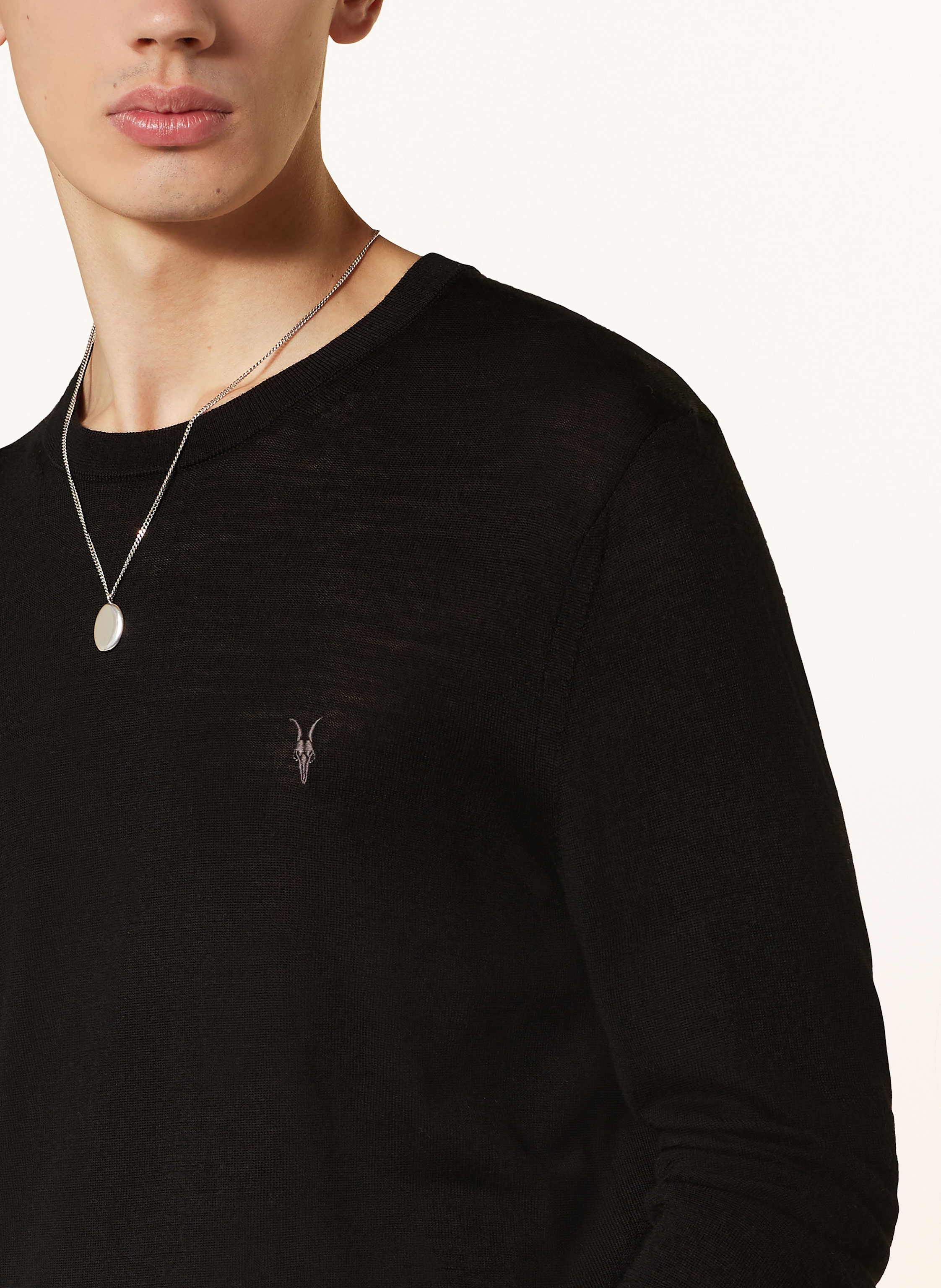 Thumbnail - Allsaints Pullover Mode schwarz