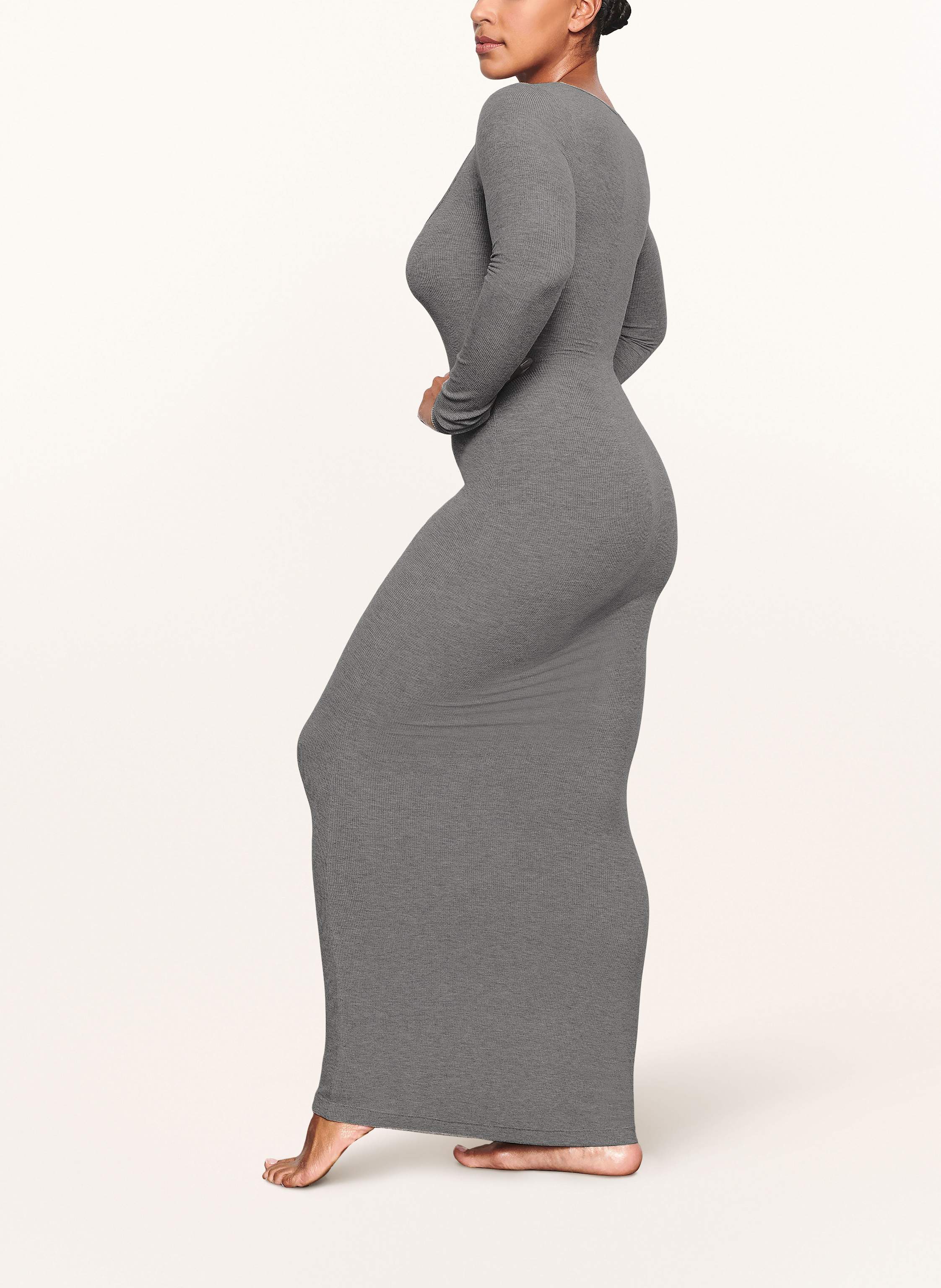 Thumbnail - Skims Lounge-Kleid Soft Lounge grau