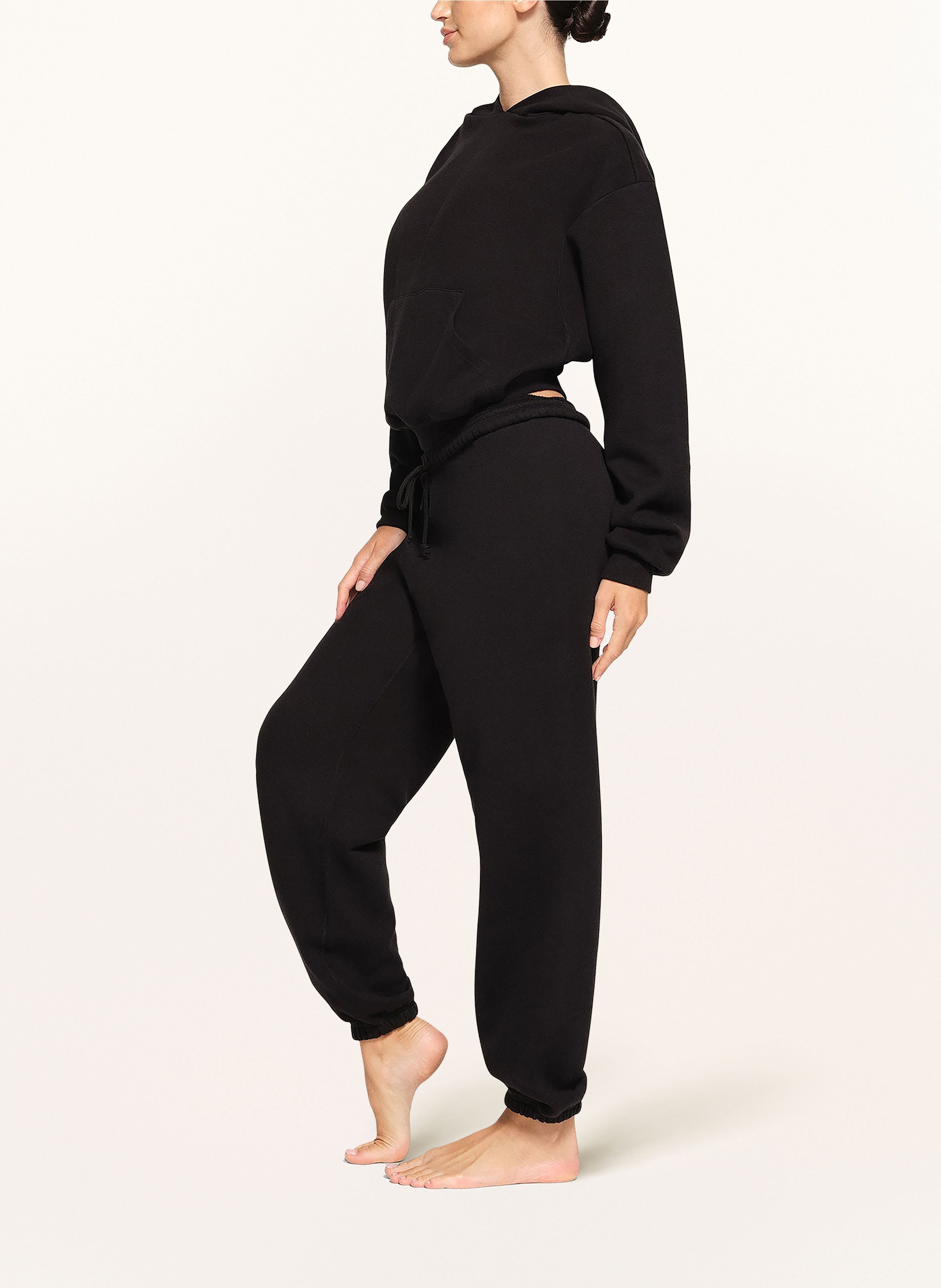 Thumbnail - Skims Lounge-Hoodie Cotton Fleece schwarz
