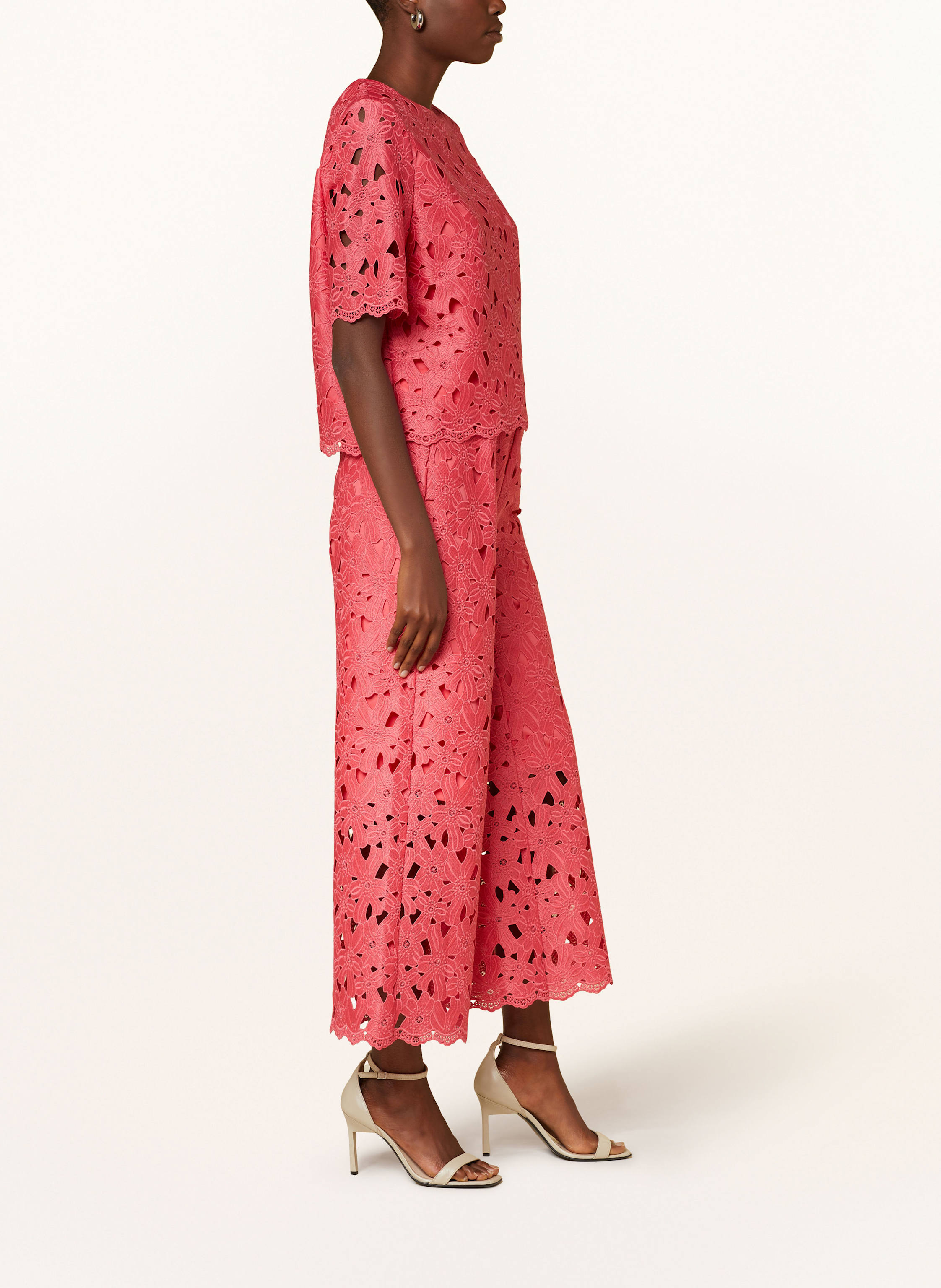 Thumbnail - Catnoir Culotte Aus Lochspitze rot