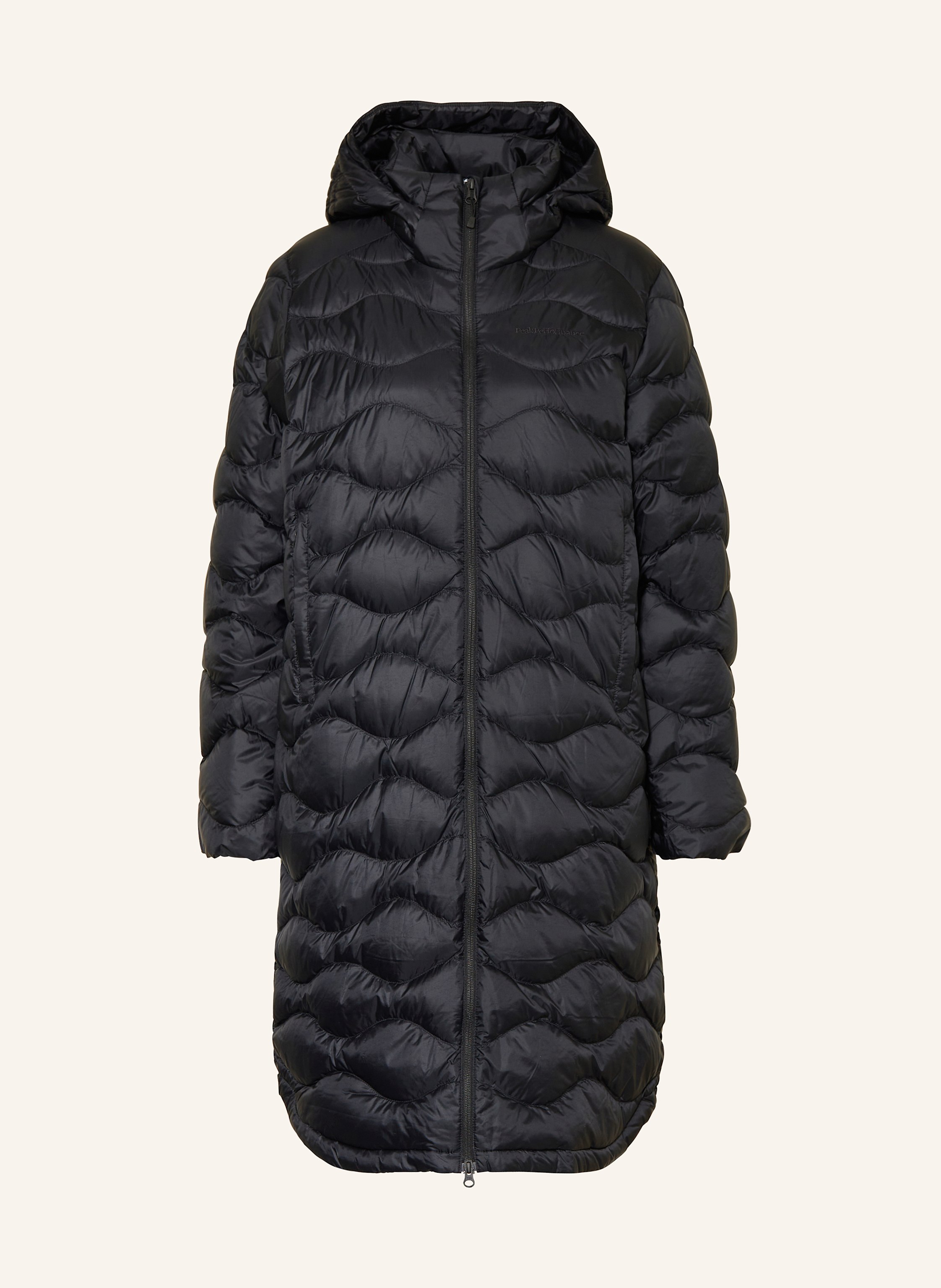 Peak Performance HELIUM lightweight down coat in black