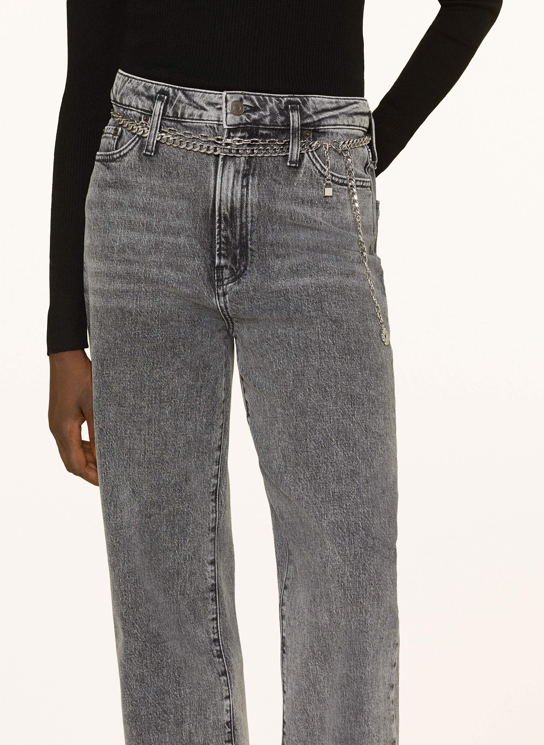 Thumbnail - Maje Straight Jeans grau