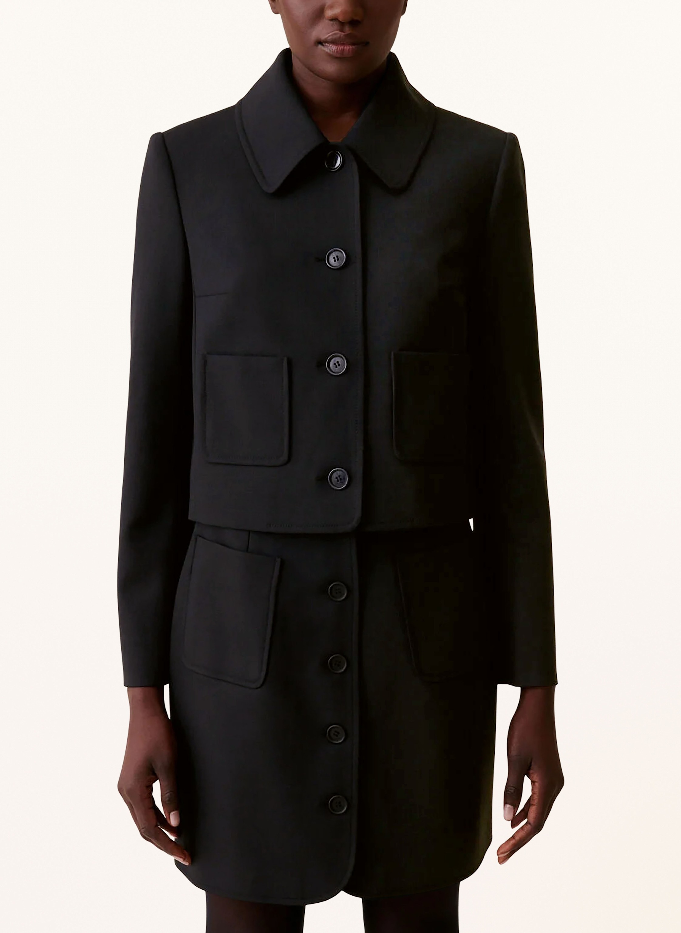 Thumbnail - Claudie Pierlot Kastenjacke schwarz