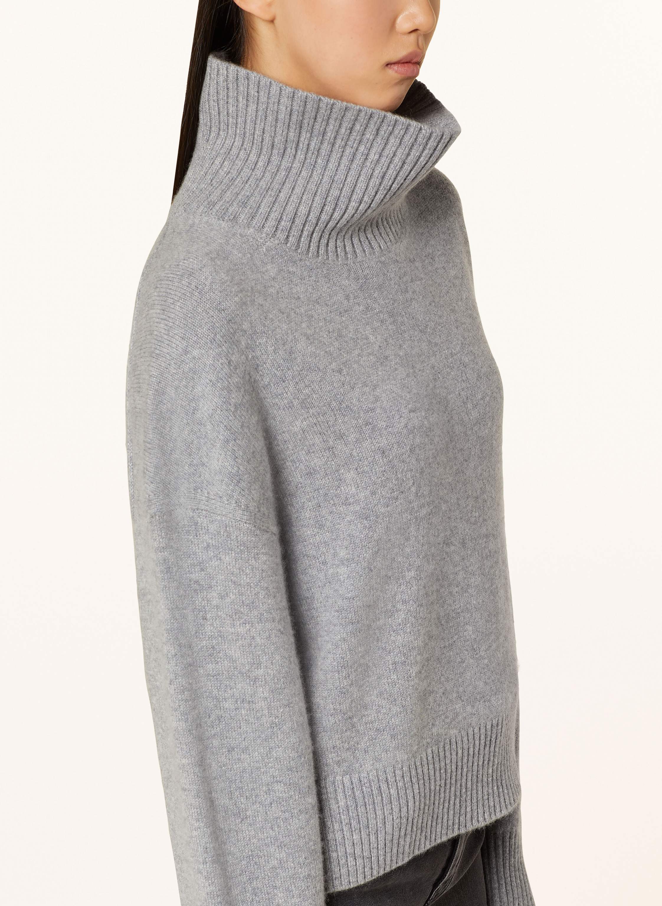 Thumbnail - Maje Cashmere-Pullover grau
