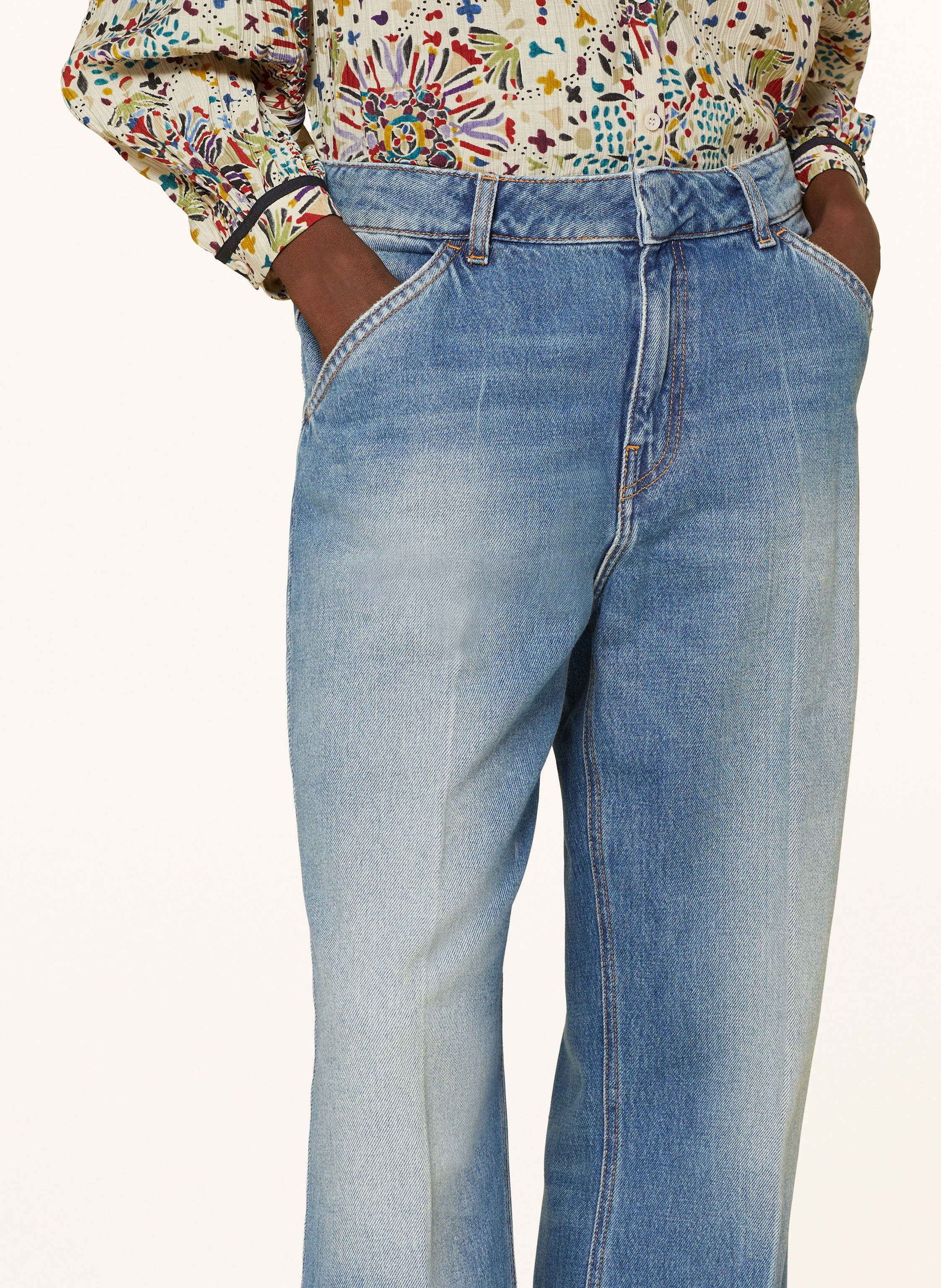 Thumbnail - Ba&Sh Straight Jeans Vecchi blau