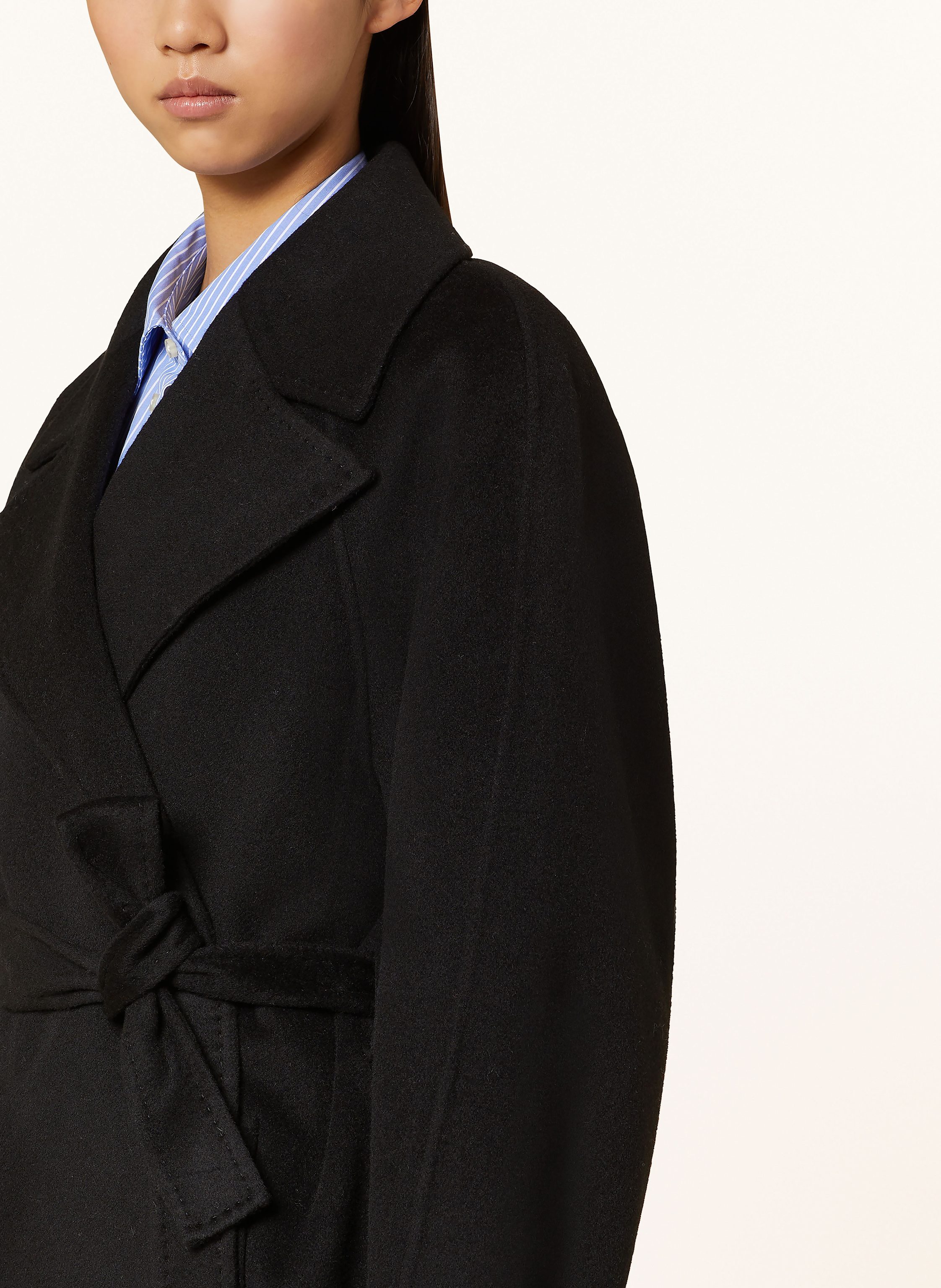 Thumbnail - Maje Wollmantel schwarz