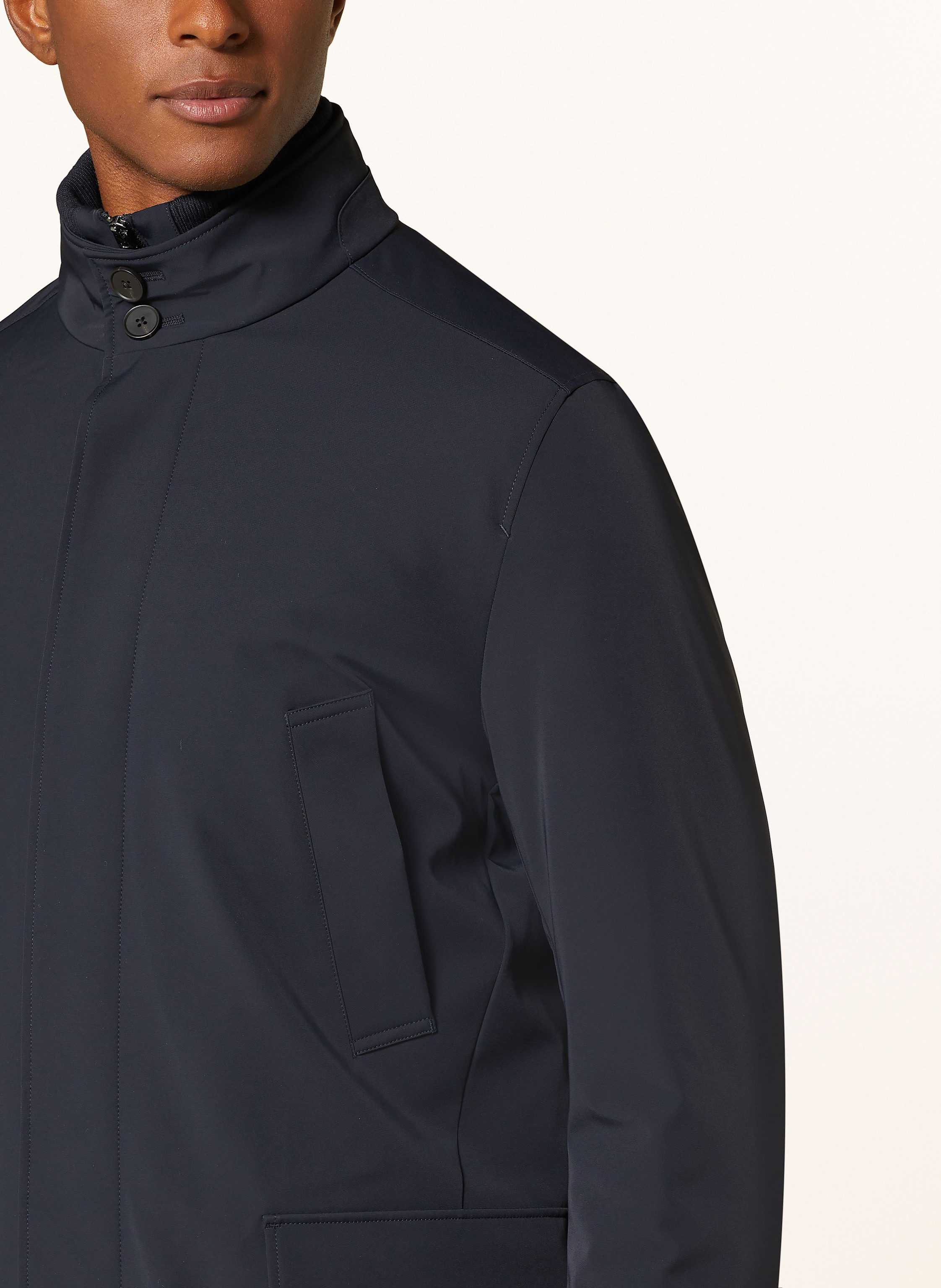 Thumbnail - Reiss Mantel Player Mit Herausnehmbarer Blende blau