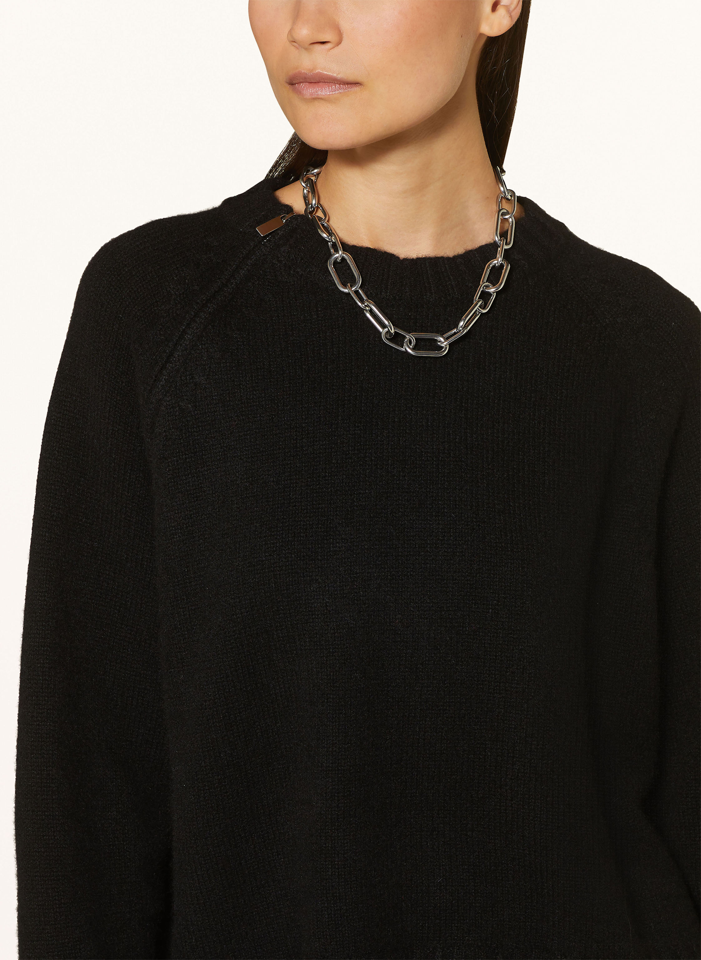 Thumbnail - Ba&Sh Cashmere-Pullover Corvy schwarz