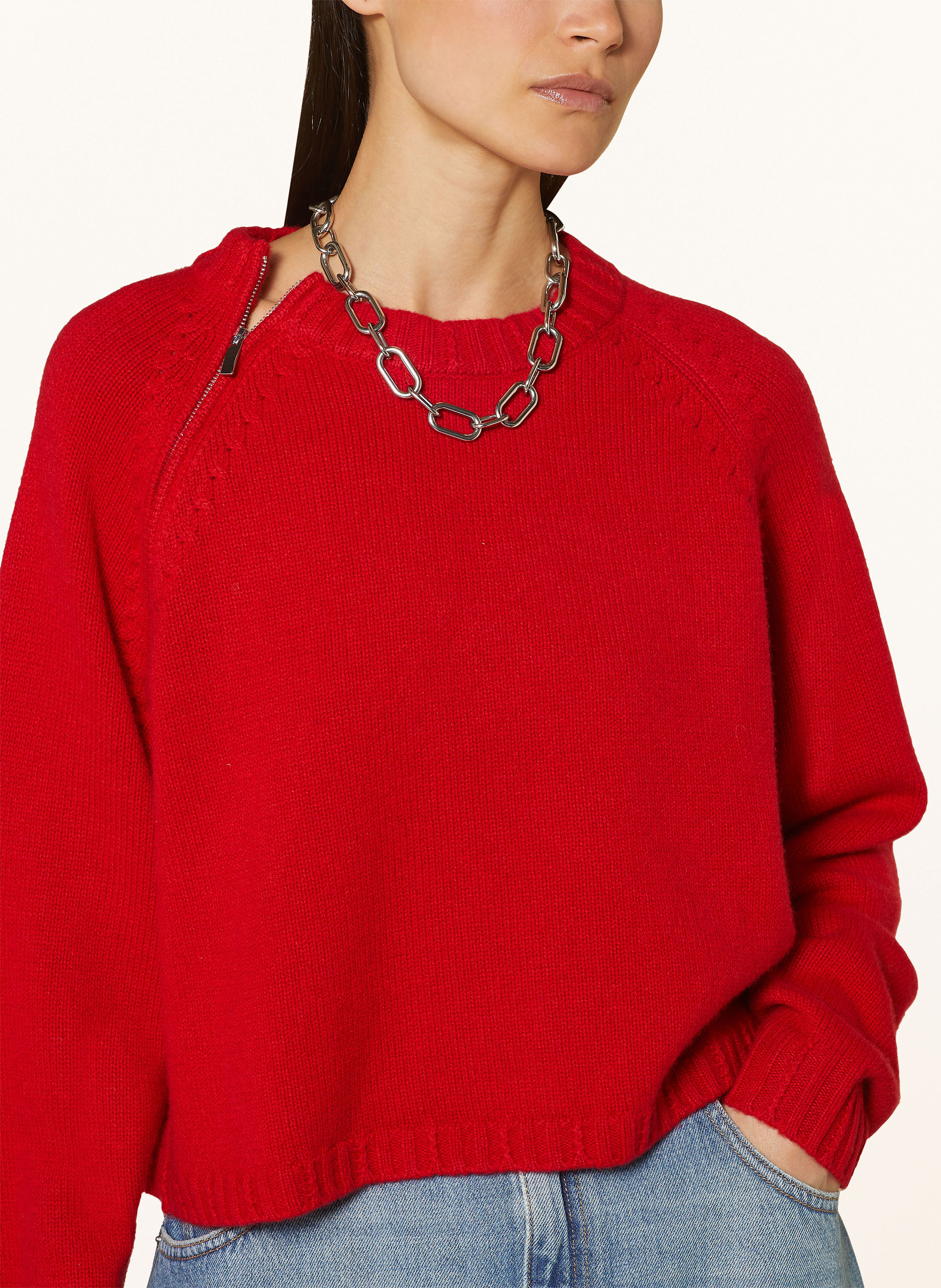 Thumbnail - Ba&Sh Cashmere-Pullover Corvy rot
