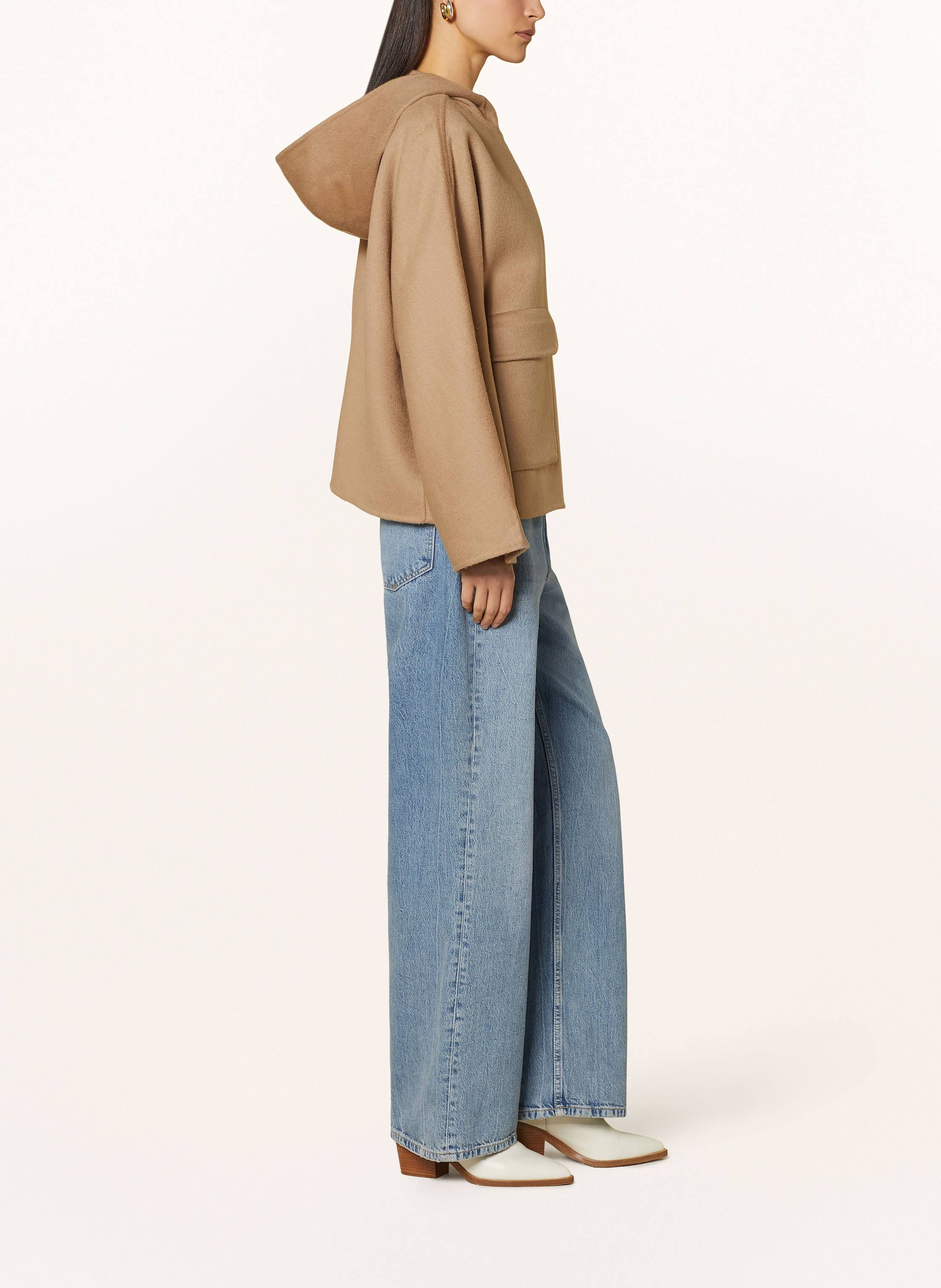 Thumbnail - Ba&Sh Kastenjacke Kove braun