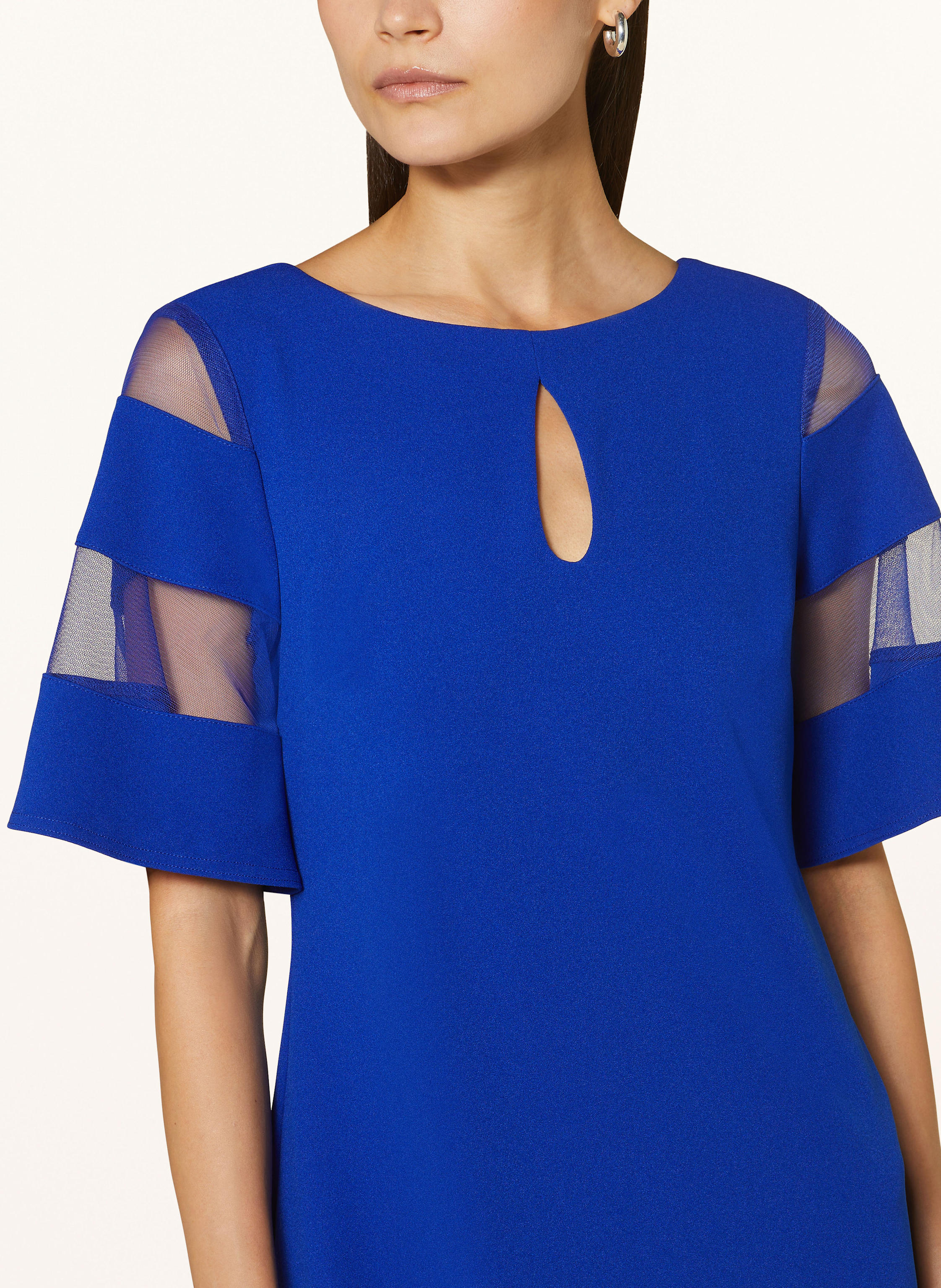 Thumbnail - Joseph Ribkoff Signature Cocktailkleid Mit Cut-Out blau