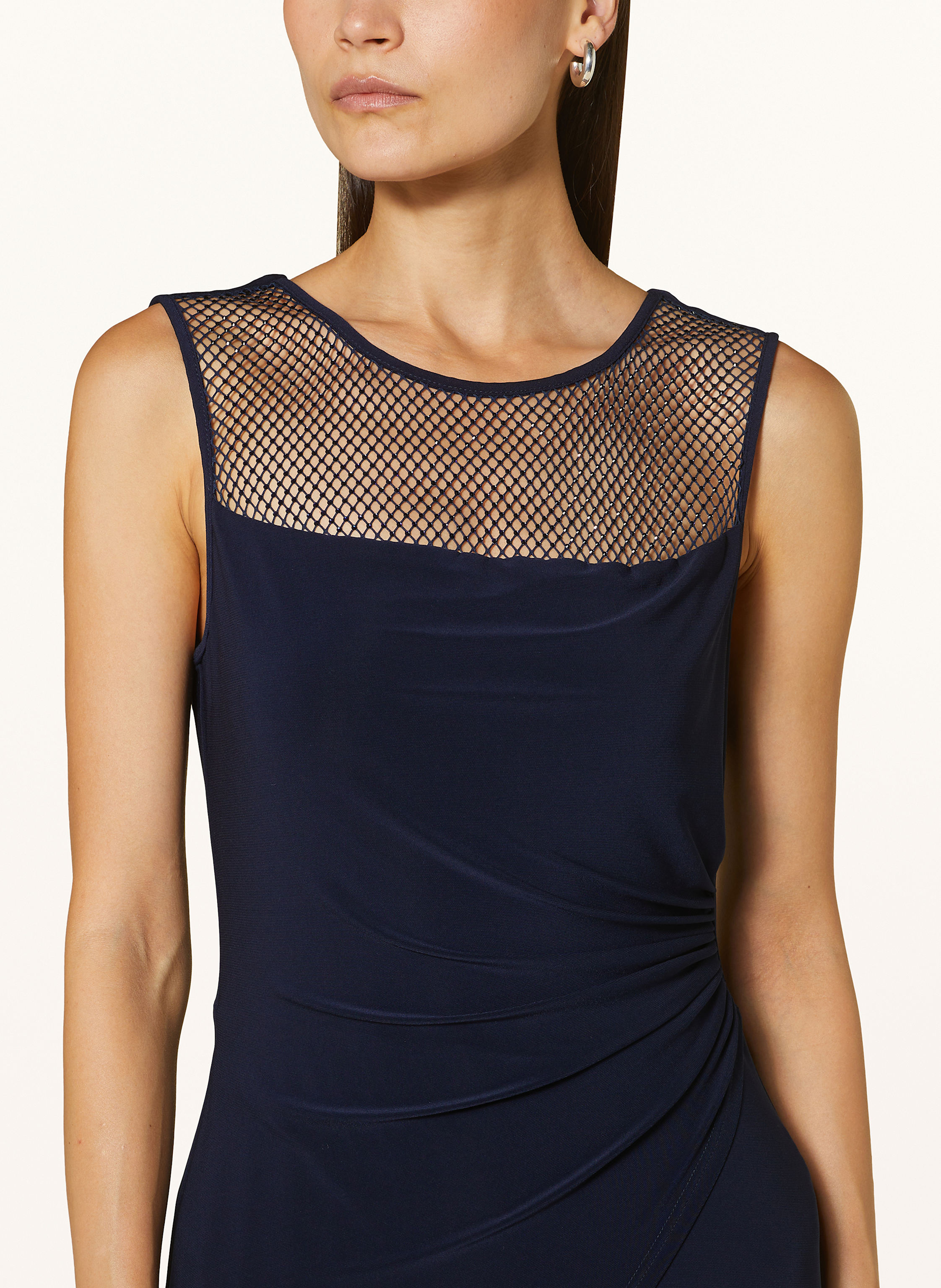 Thumbnail - Joseph Ribkoff Signature Jersey-Jumpsuit Mit Schmucksteinen blau