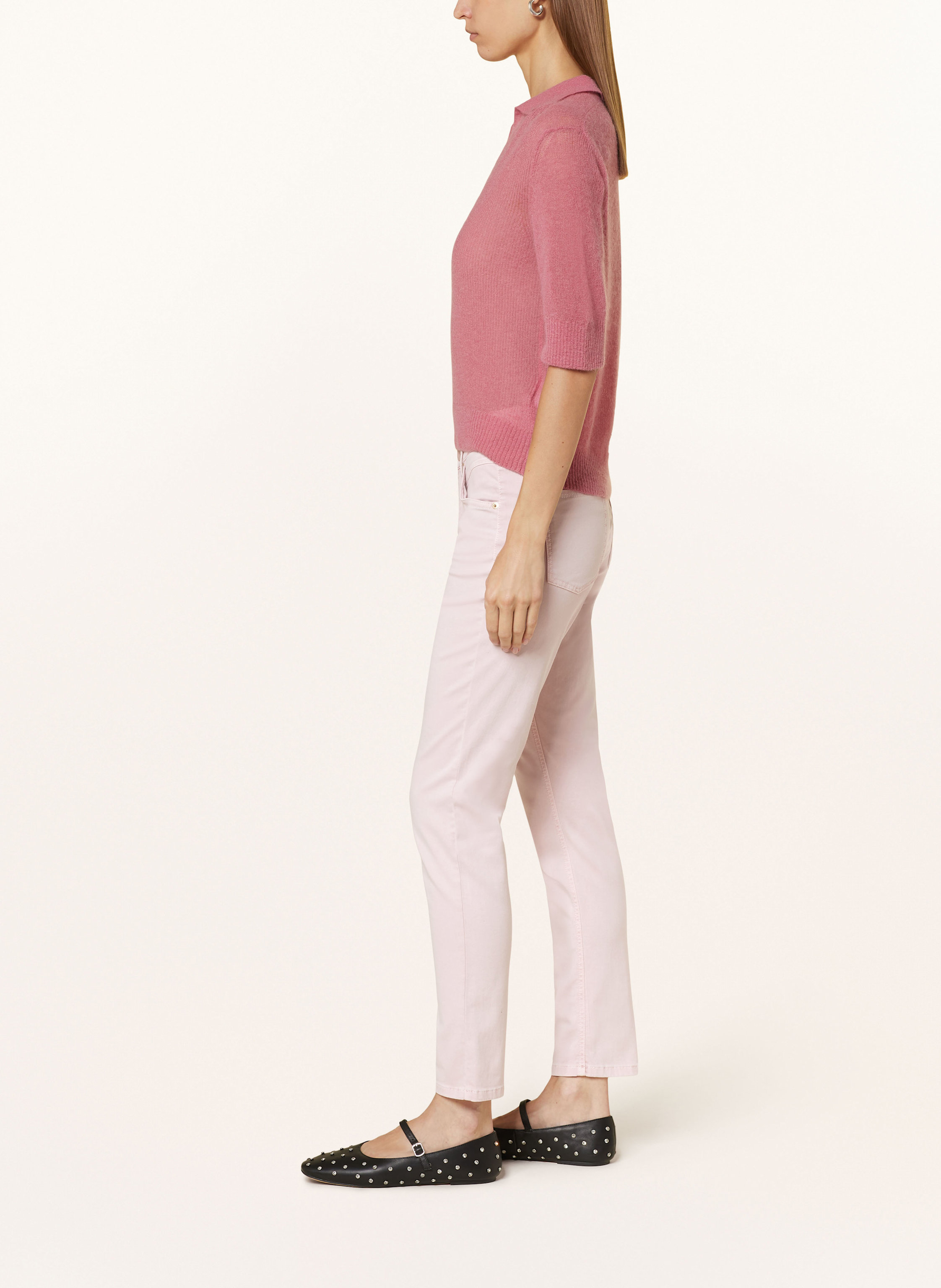 Thumbnail - Cambio Cropped Jeans Piper rosa