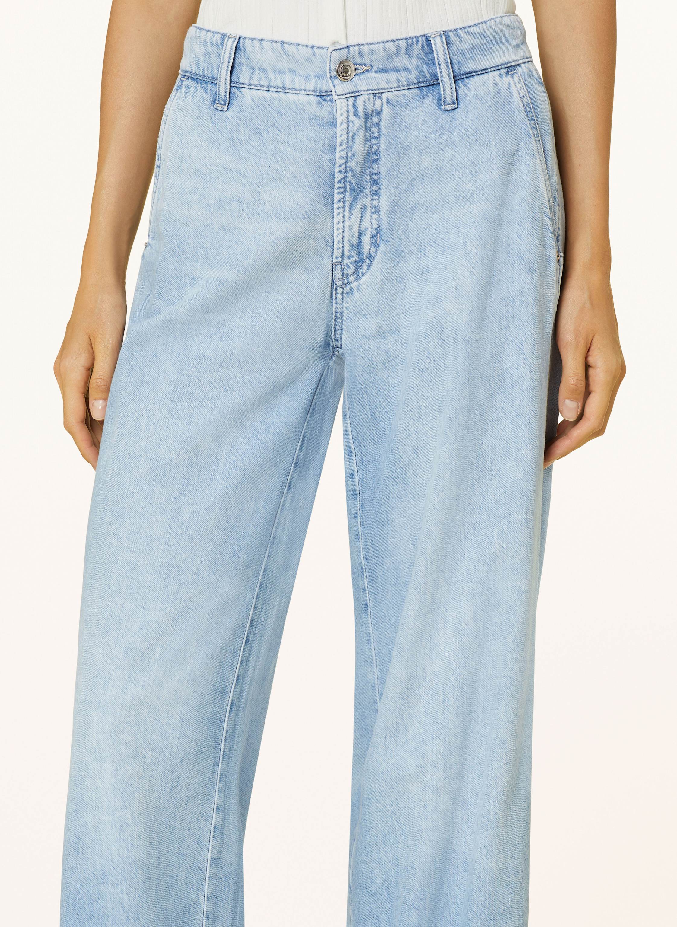 Thumbnail - Cambio Wide Leg Jeans Alek blau