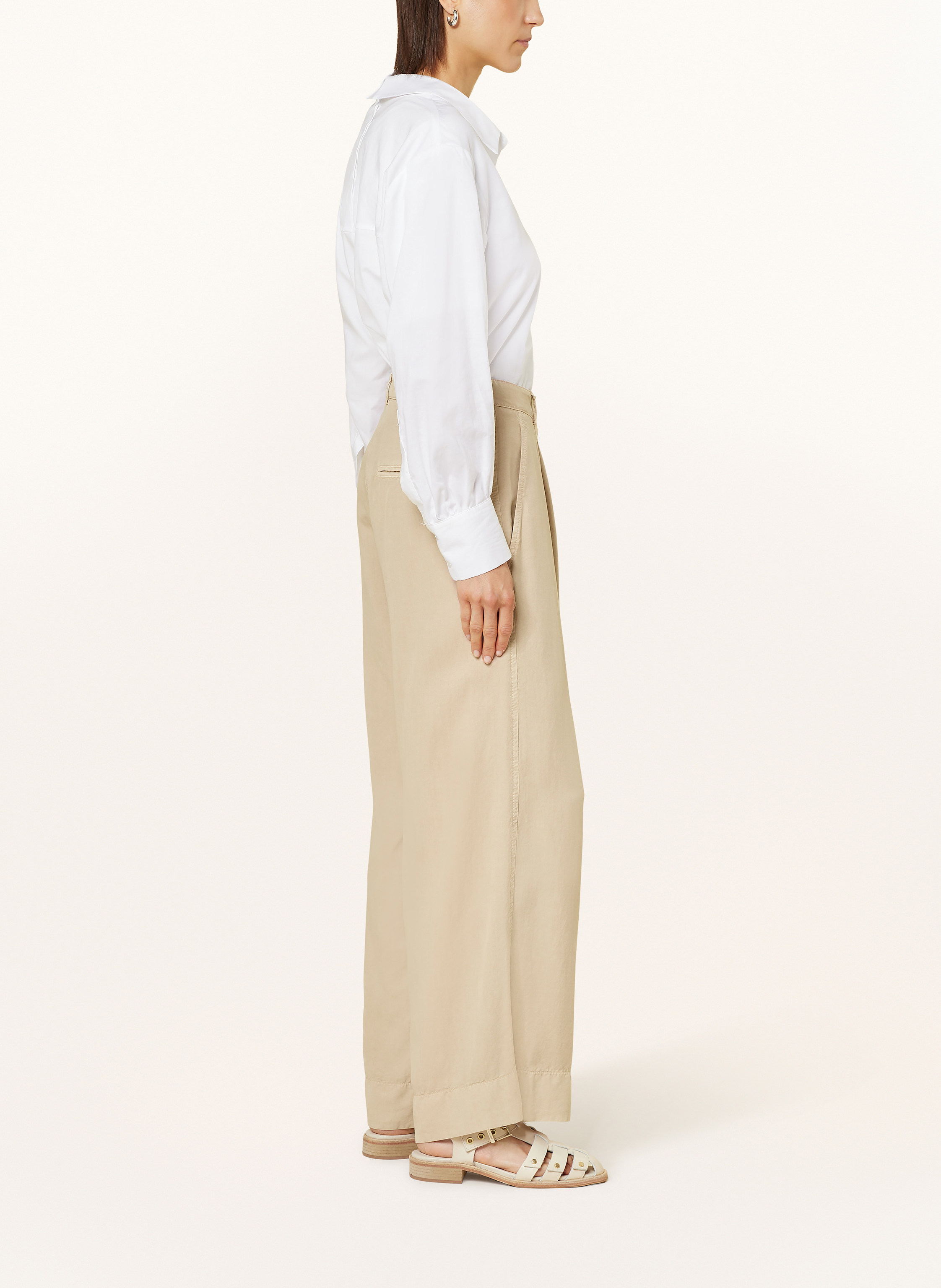 Thumbnail - Cambio Marlenehose Adeline beige