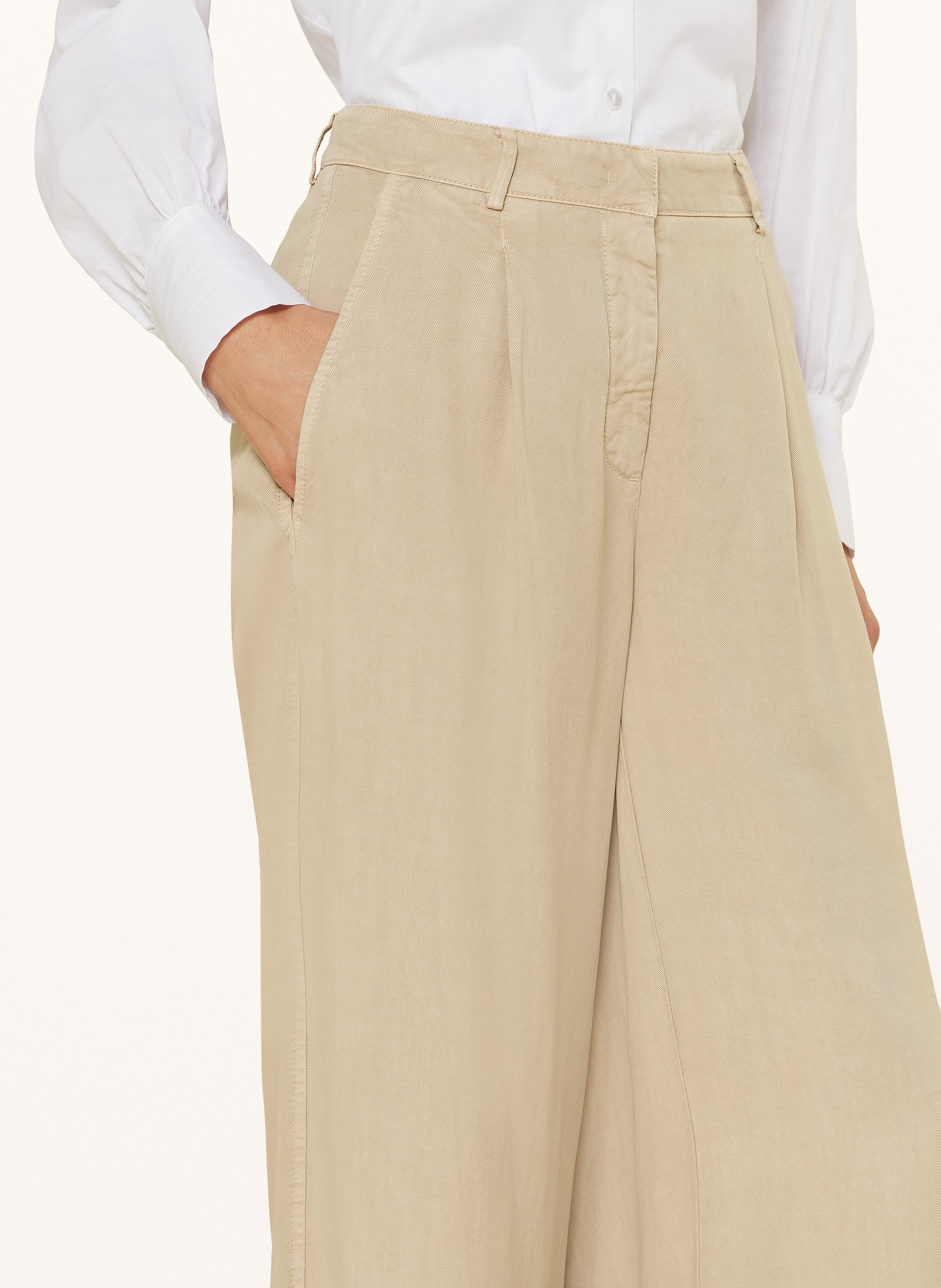 Thumbnail - Cambio Marlenehose Adeline beige