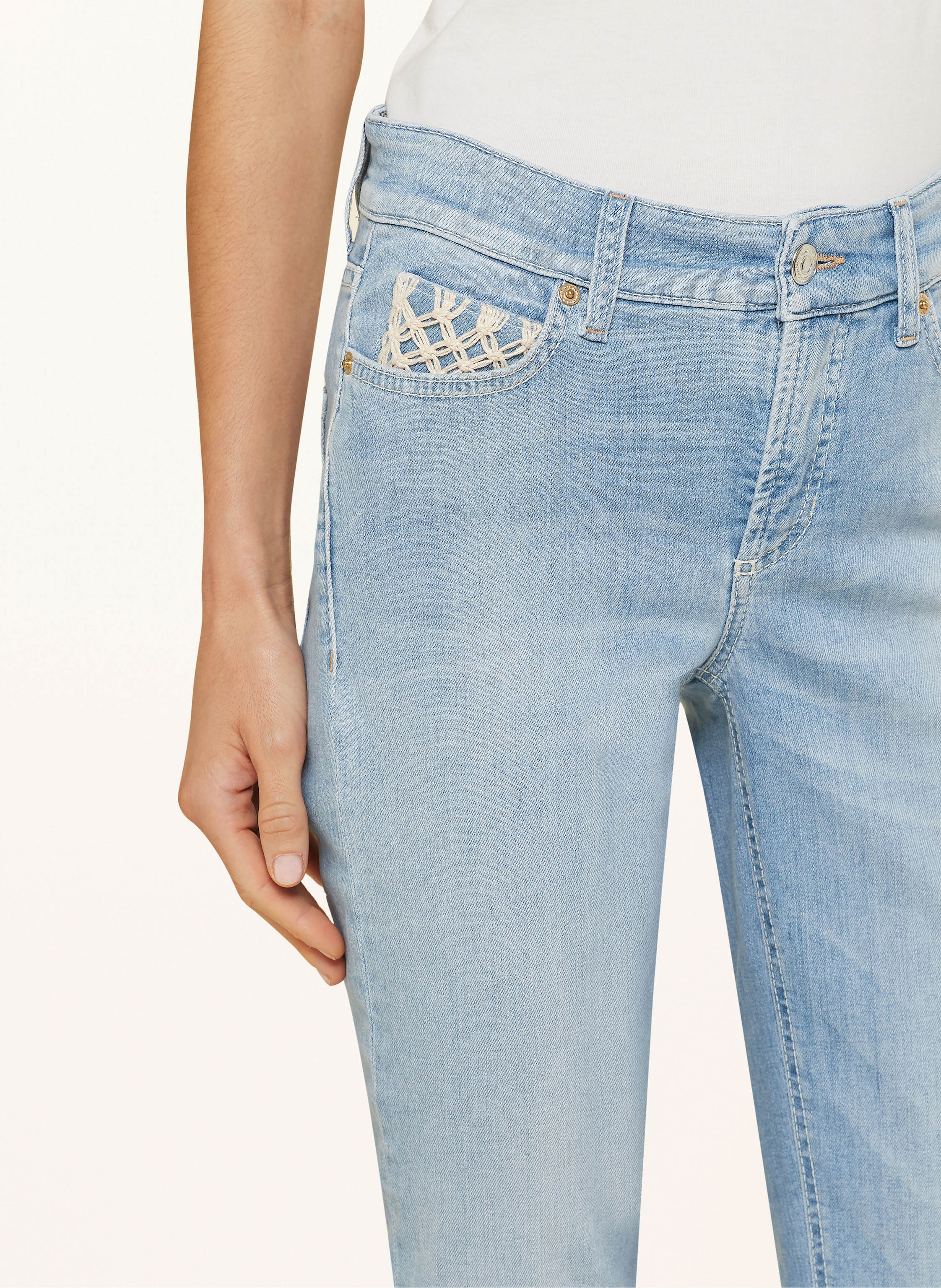 Thumbnail - Cambio Croppd Jeans Piper blau