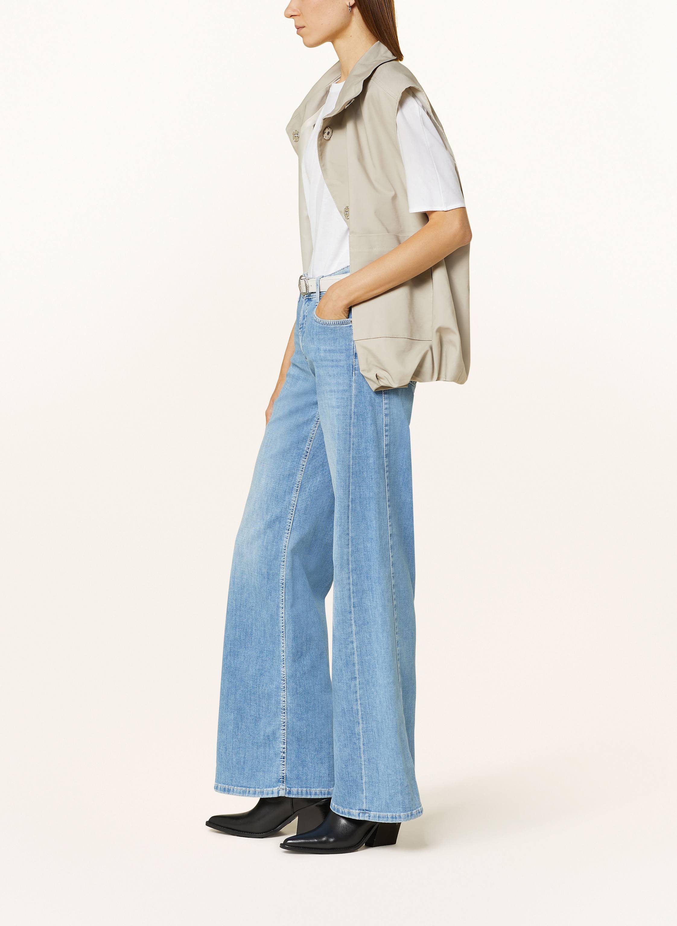 Thumbnail - Cambio Straight Jeans Palazzo blau