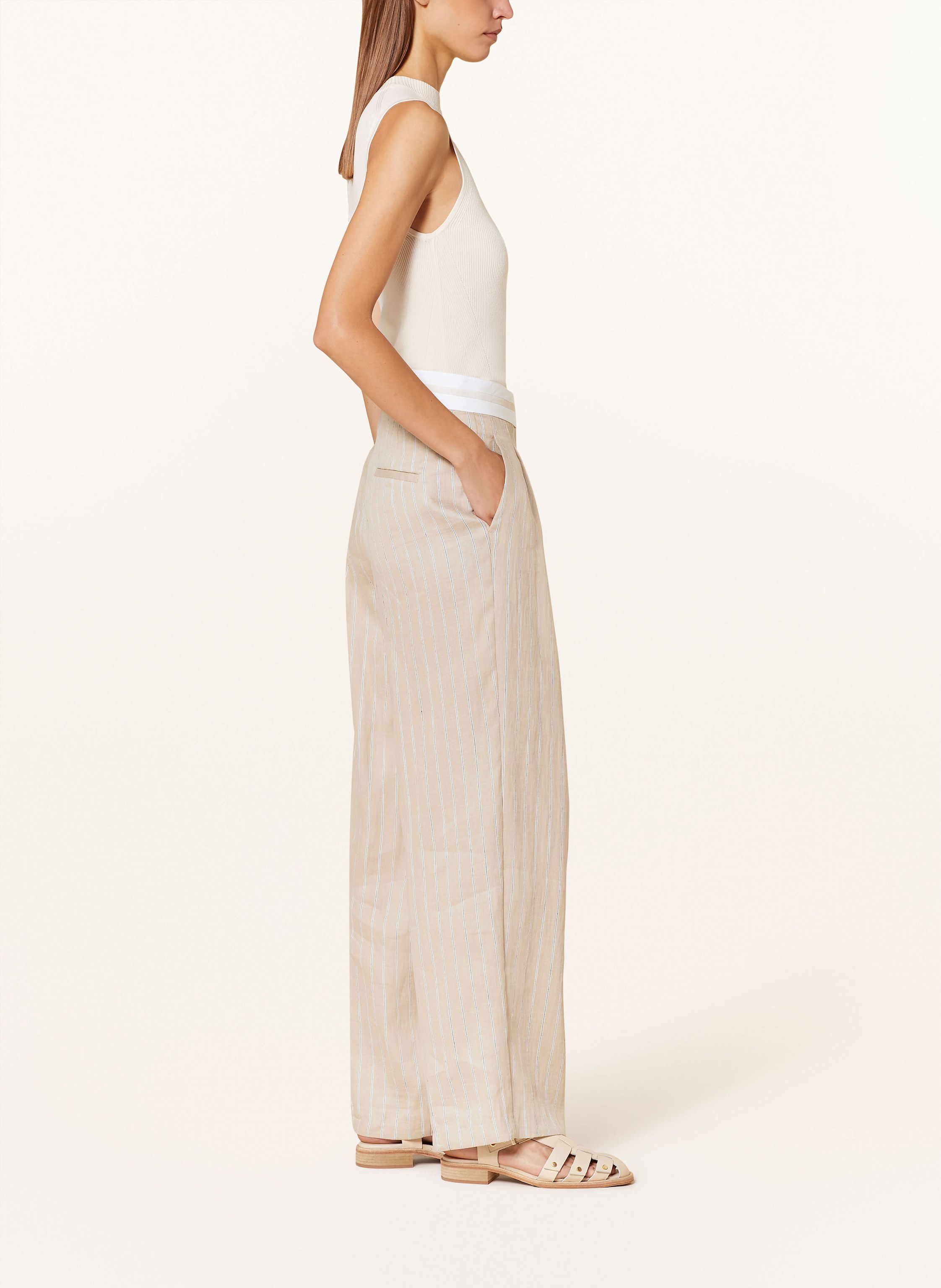 Thumbnail - Cambio Marlenehose Anny beige
