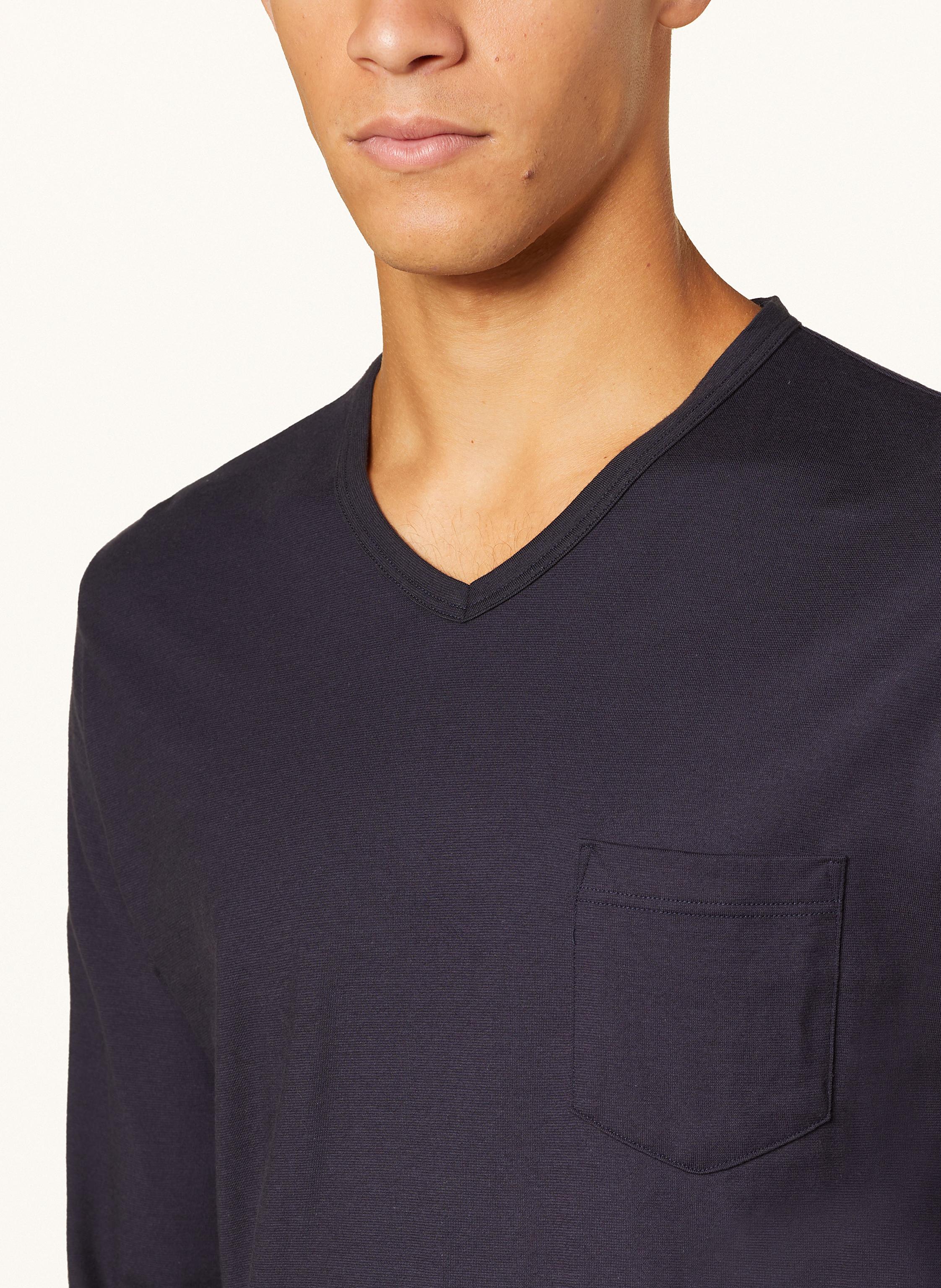 Thumbnail - Mey Schlafanzug Serie Dark Stripe blau