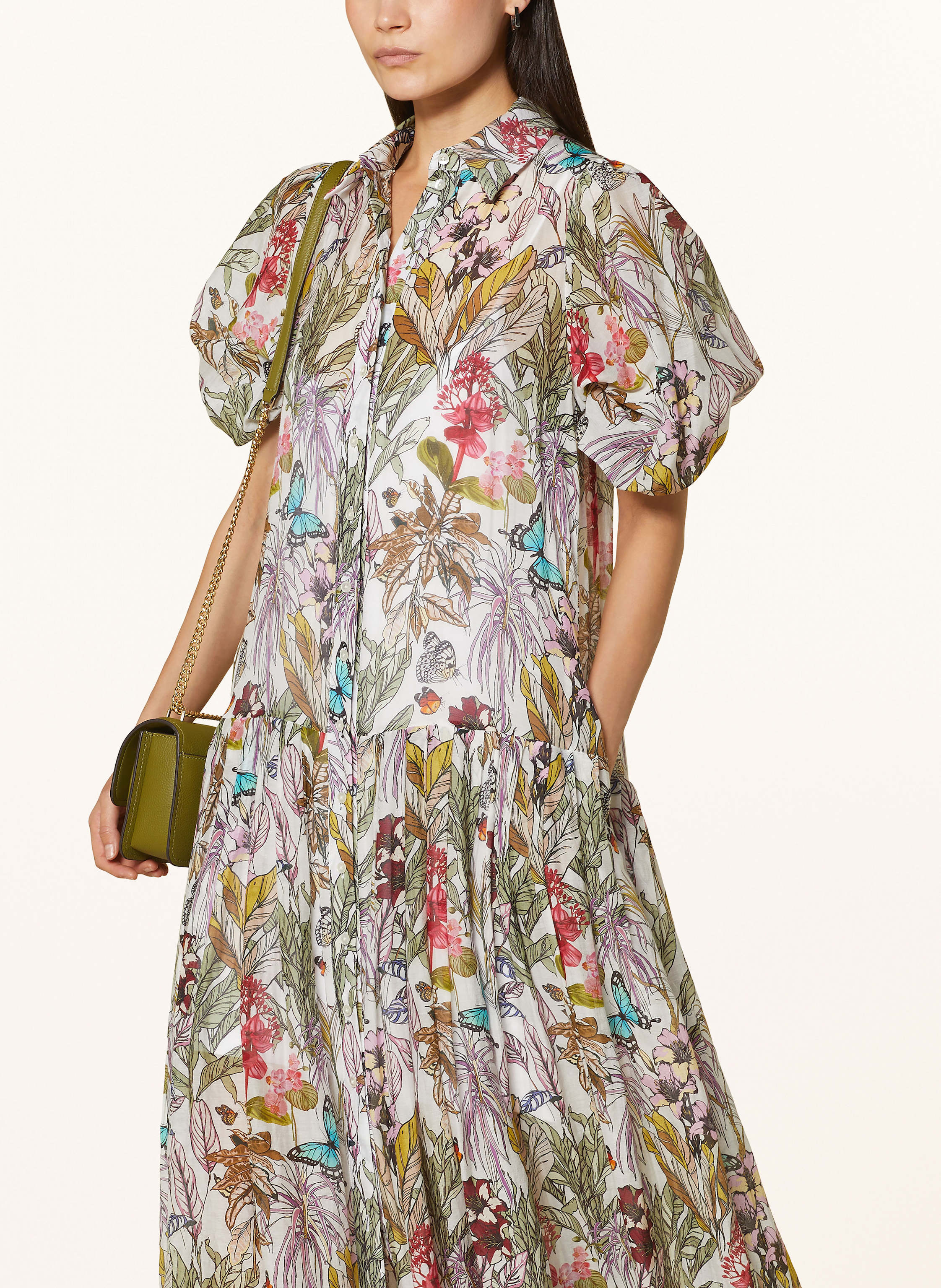 Thumbnail - Émanou Kleid Pebbles weiss