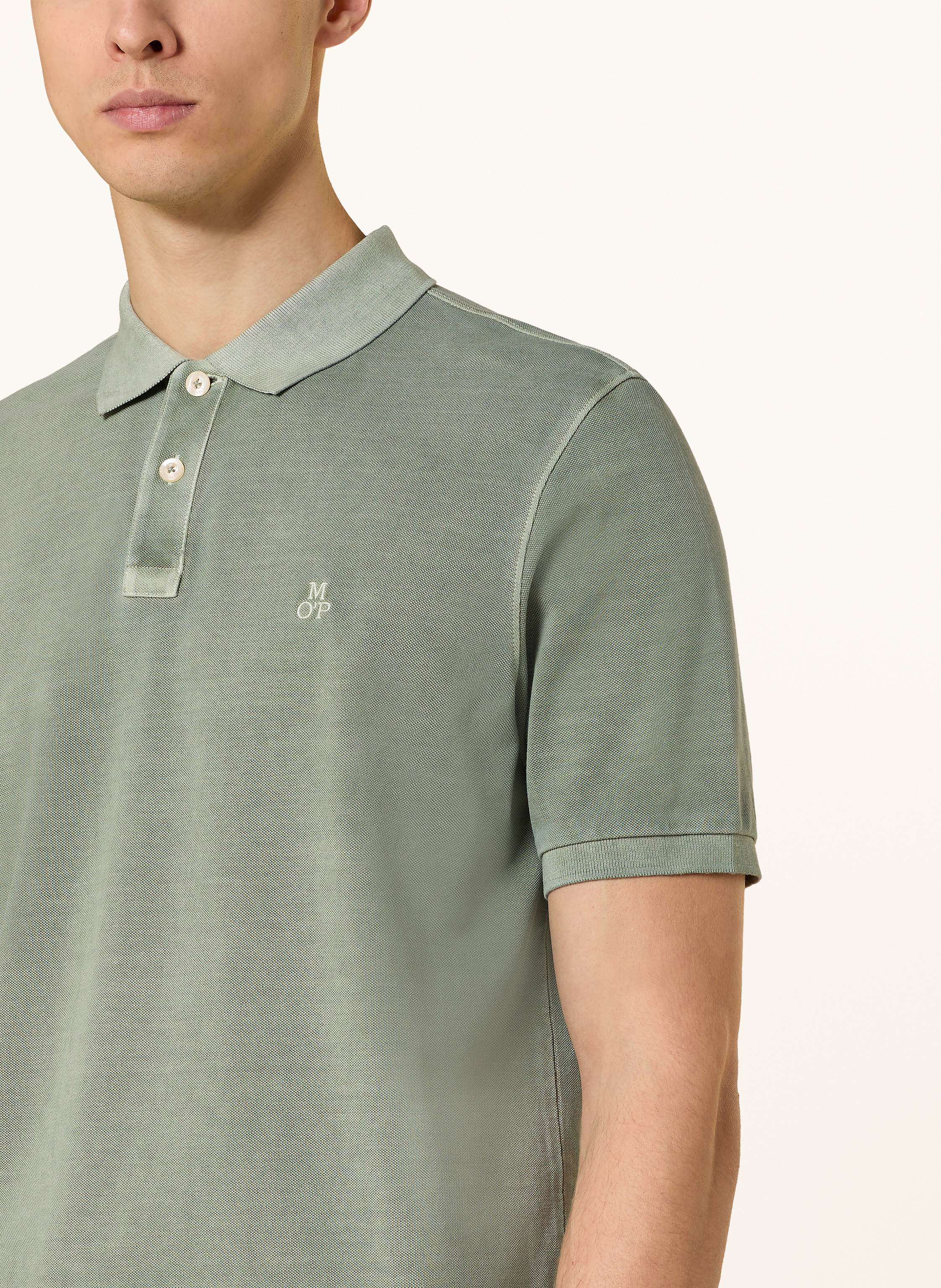 Thumbnail - Marc O'polo Piqué-Poloshirt Regular Fit gruen