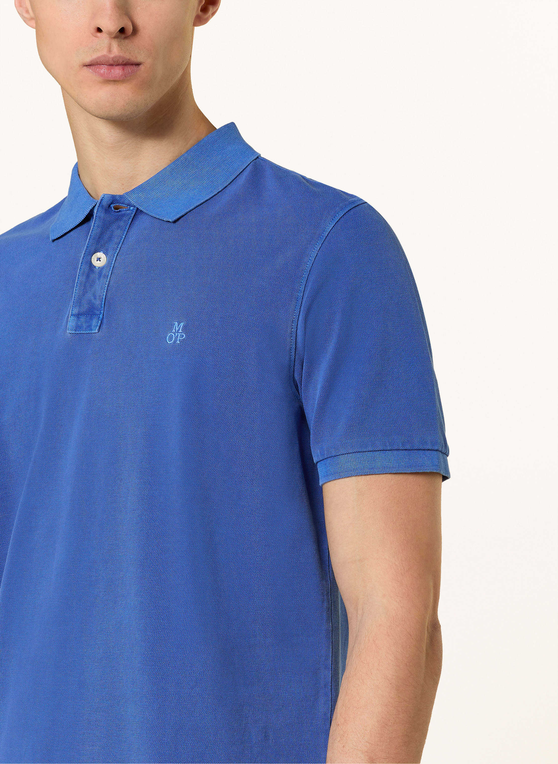 Thumbnail - Marc O'polo Piqué-Poloshirt blau