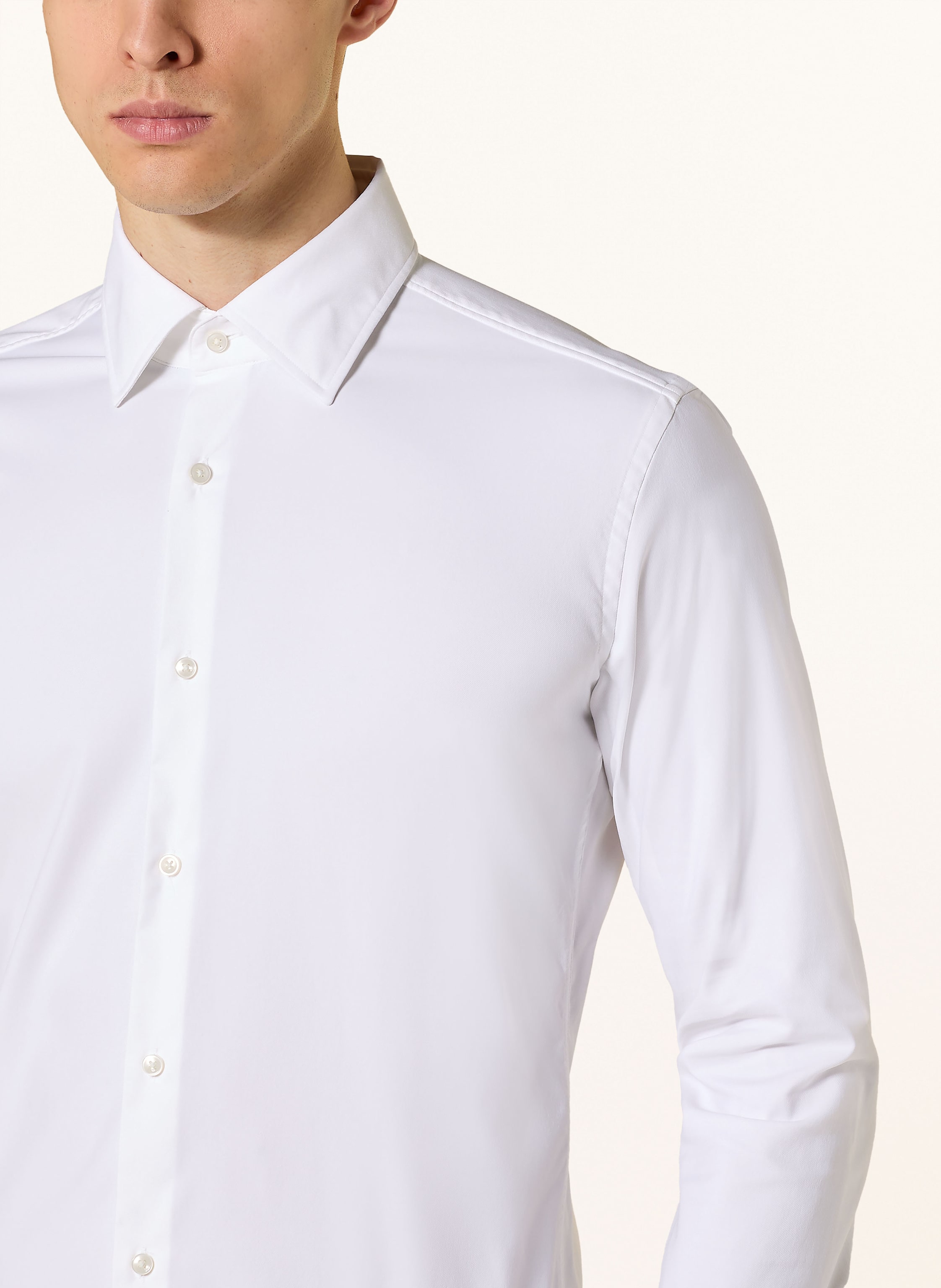 Thumbnail - Boss Hemd Hank Slim Fit weiss