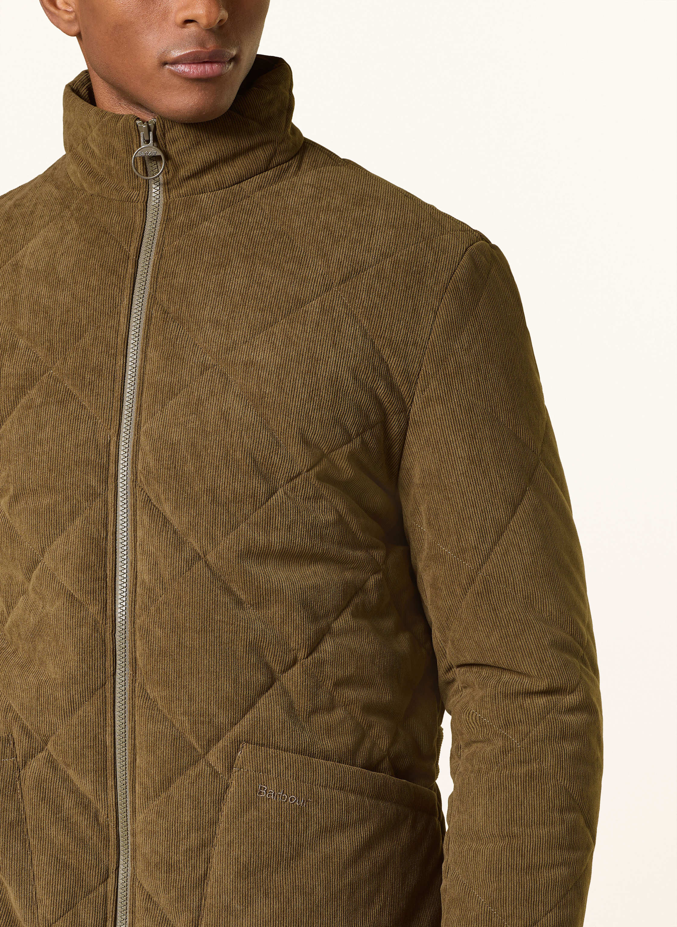 Thumbnail - Barbour Steppjacke Liddesdale Aus Cord braun