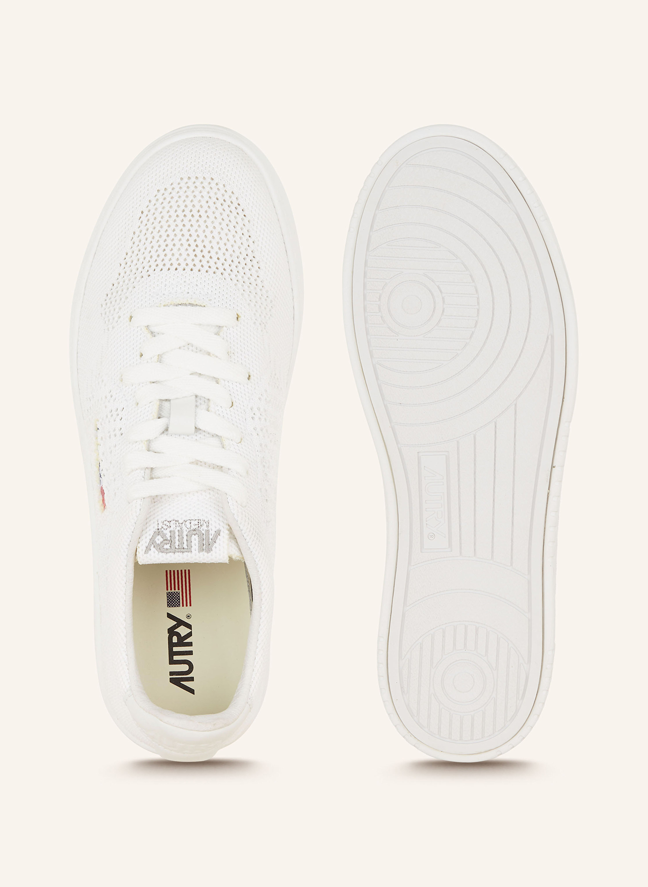 Thumbnail - Autry Sneaker Easeknit Low Kn weiss