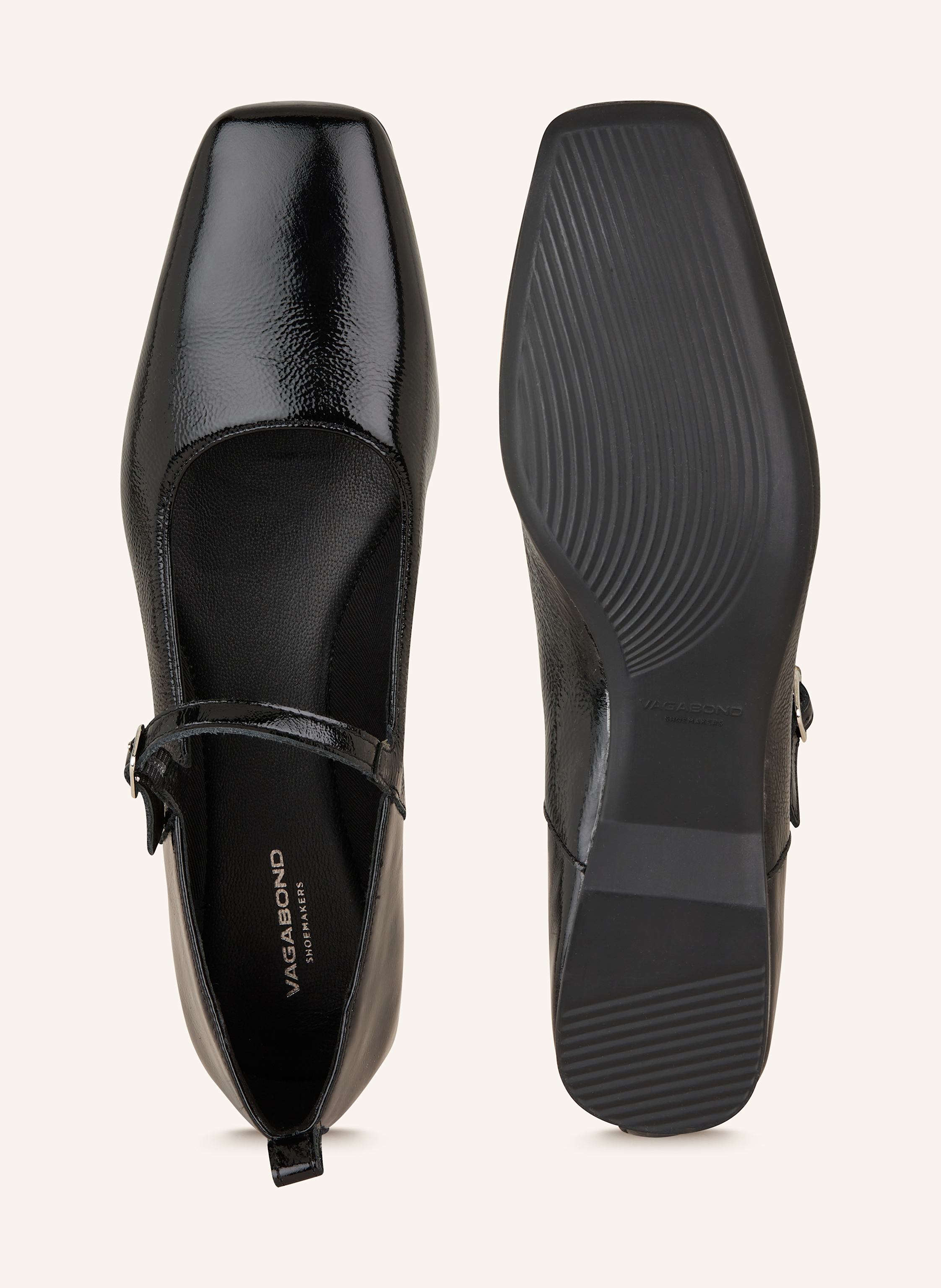 Thumbnail - Vagabond Shoemakers Mary-Jane-Ballerinas schwarz