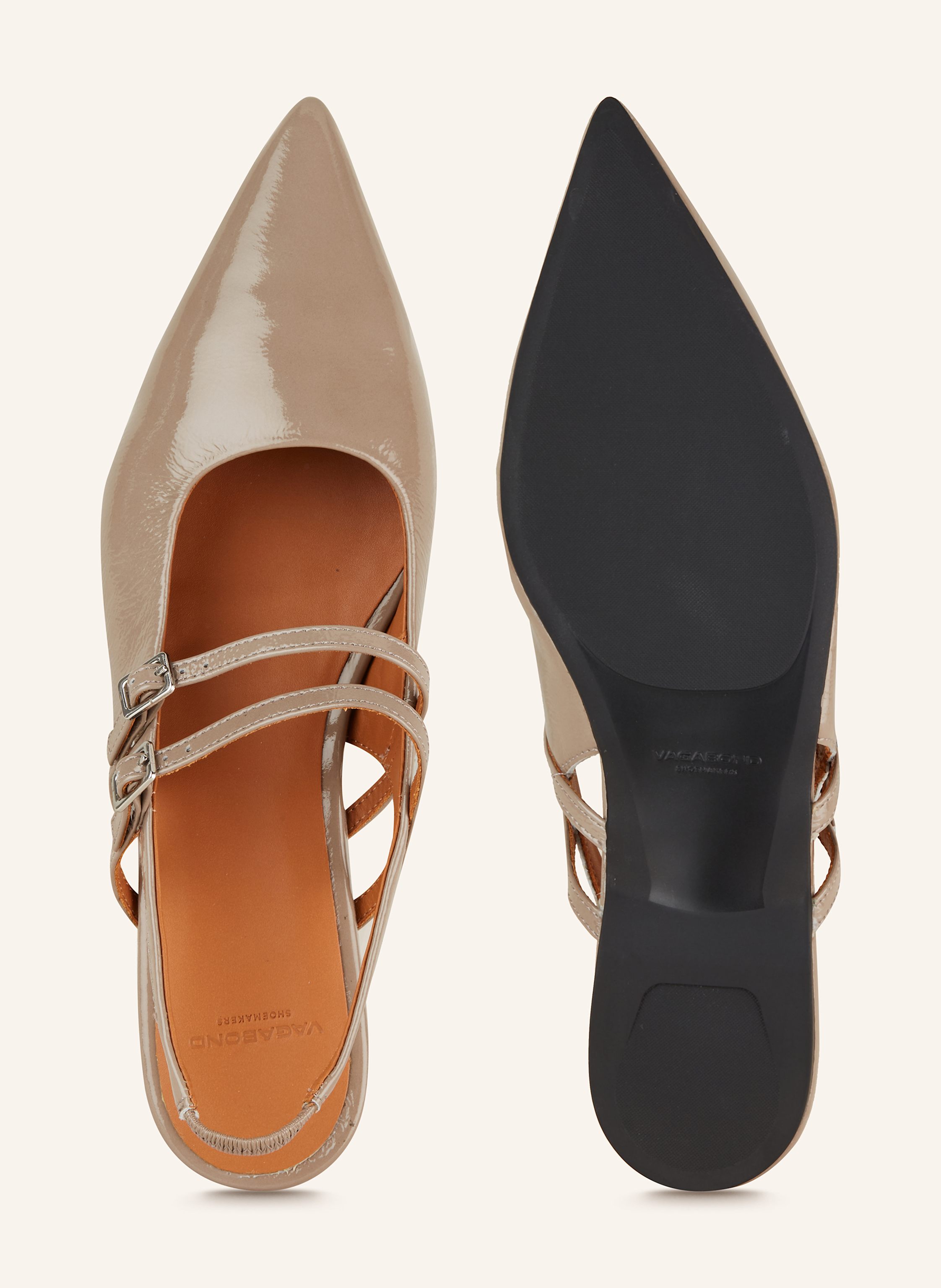 Thumbnail - Vagabond Shoemakers Mary-Jane-Ballerinas Hermine beige