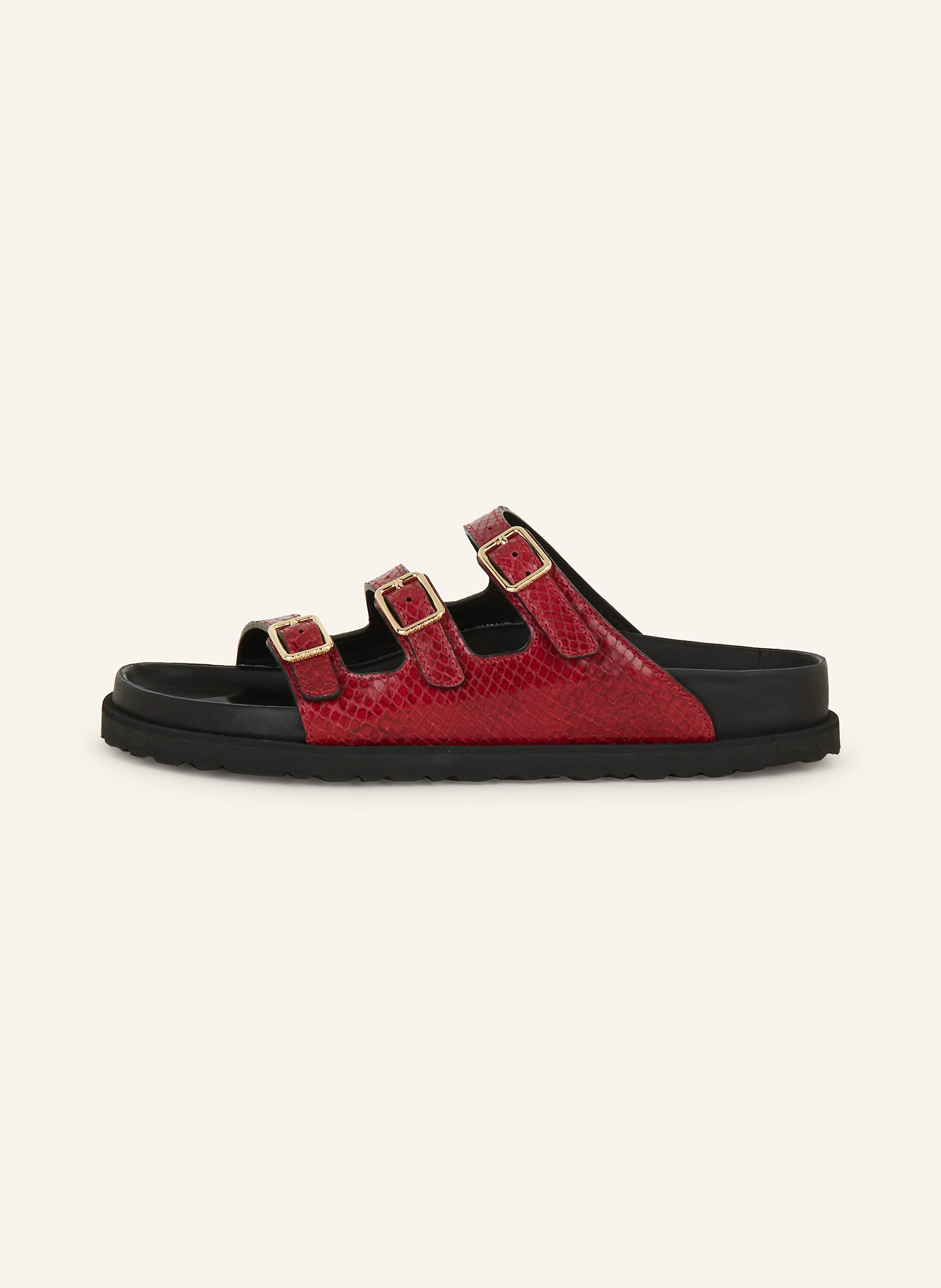 Thumbnail - 1774 Birkenstock Pantoletten Florida Lined 1774 rot