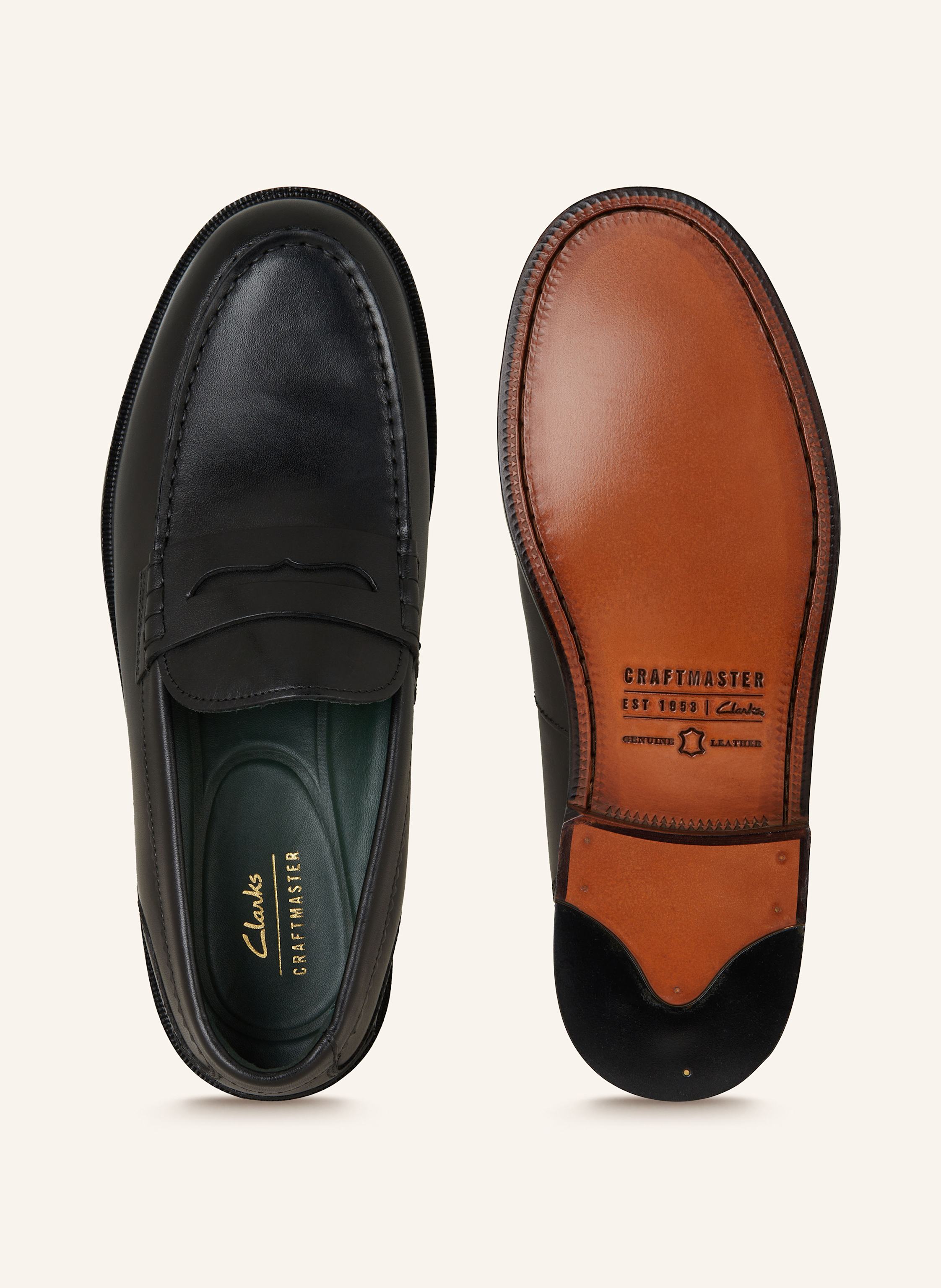 Thumbnail - Clarks Penny-Loafer Craft James Lo schwarz