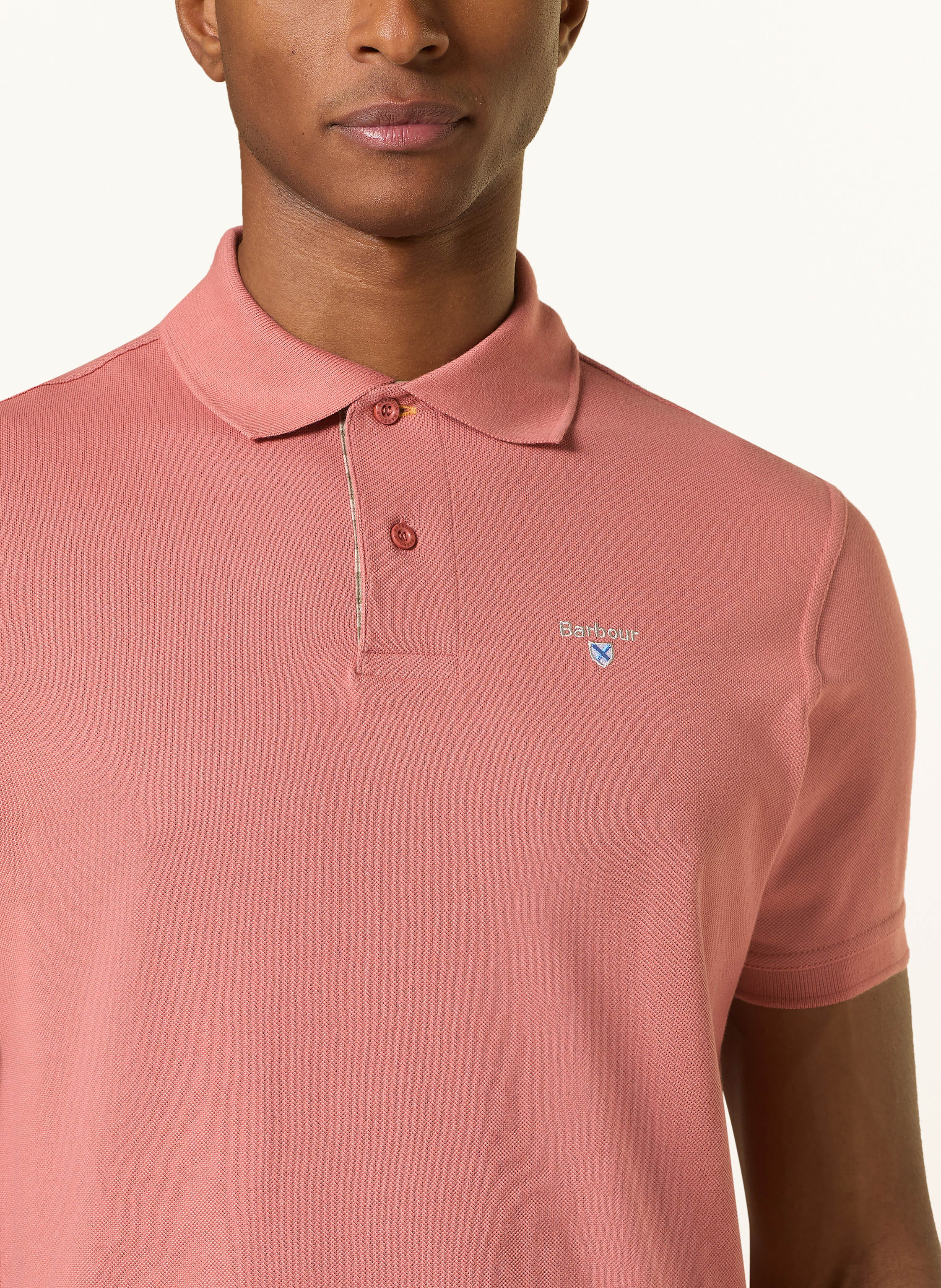 Thumbnail - Barbour Piqué-Poloshirt rosa