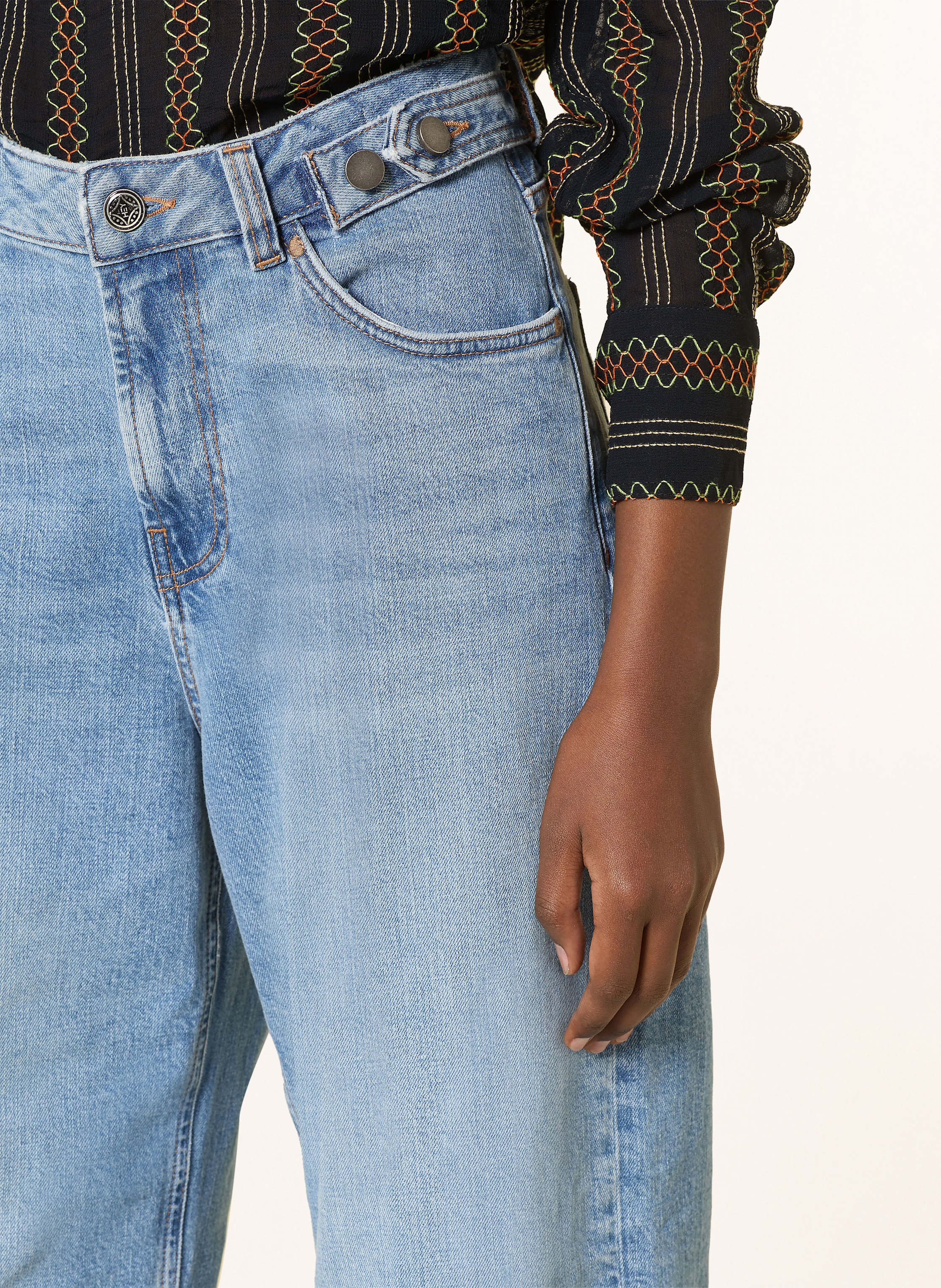 Thumbnail - Heyanno Mom Jeans Mmhgood blau