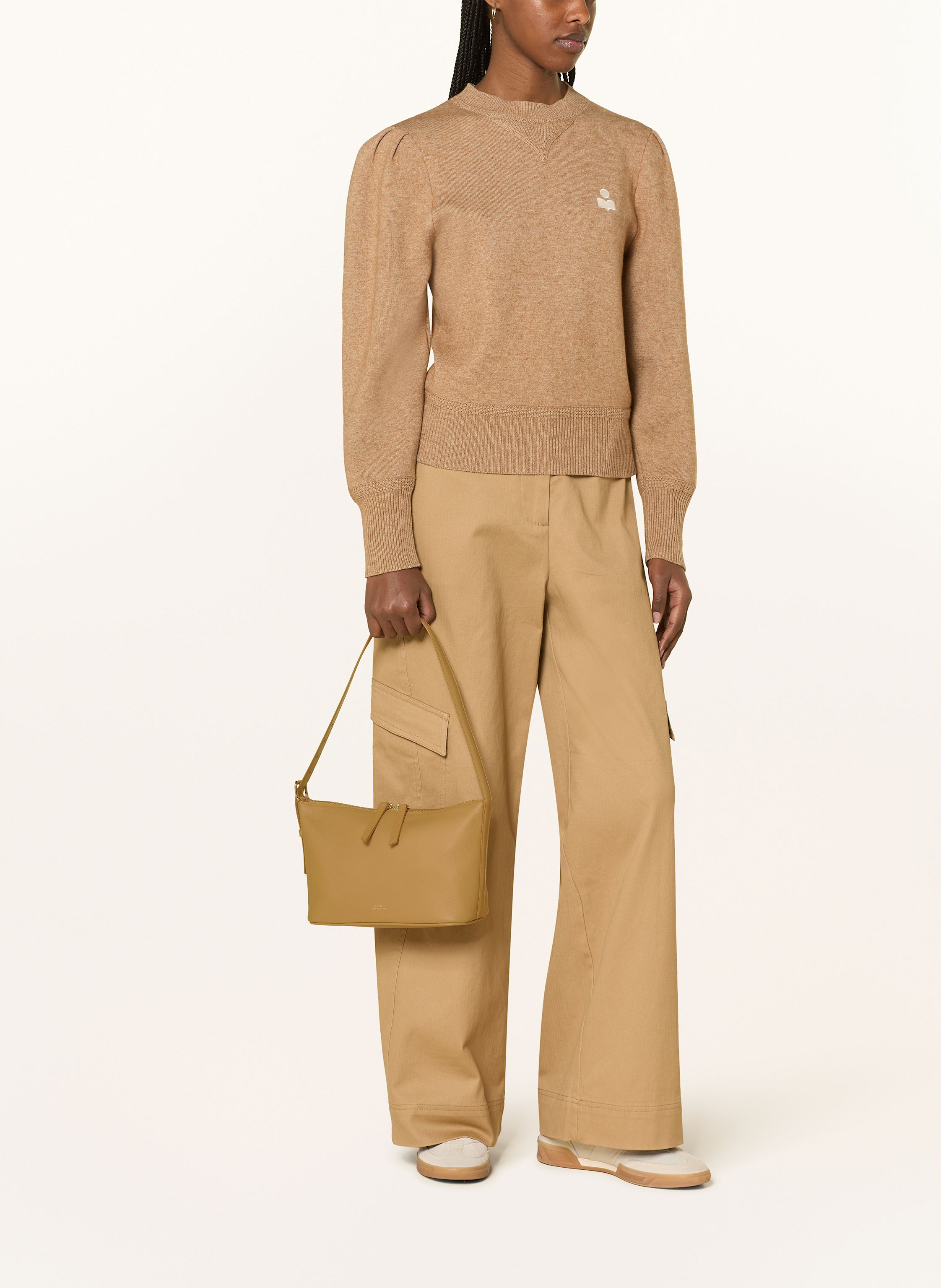 Thumbnail - A.P.C. Schultertasche beige