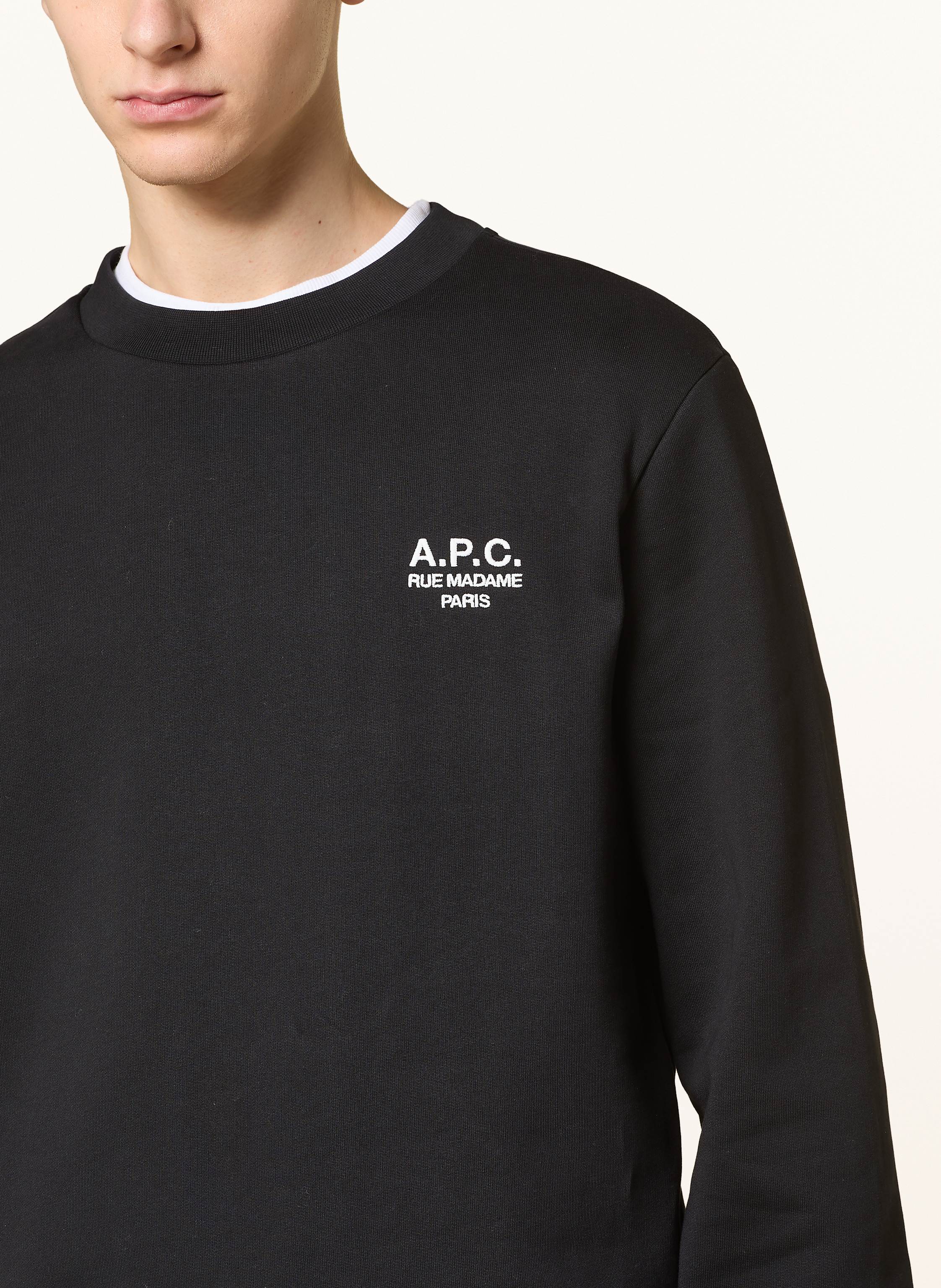 Thumbnail - A.P.C. Sweatshirt schwarz